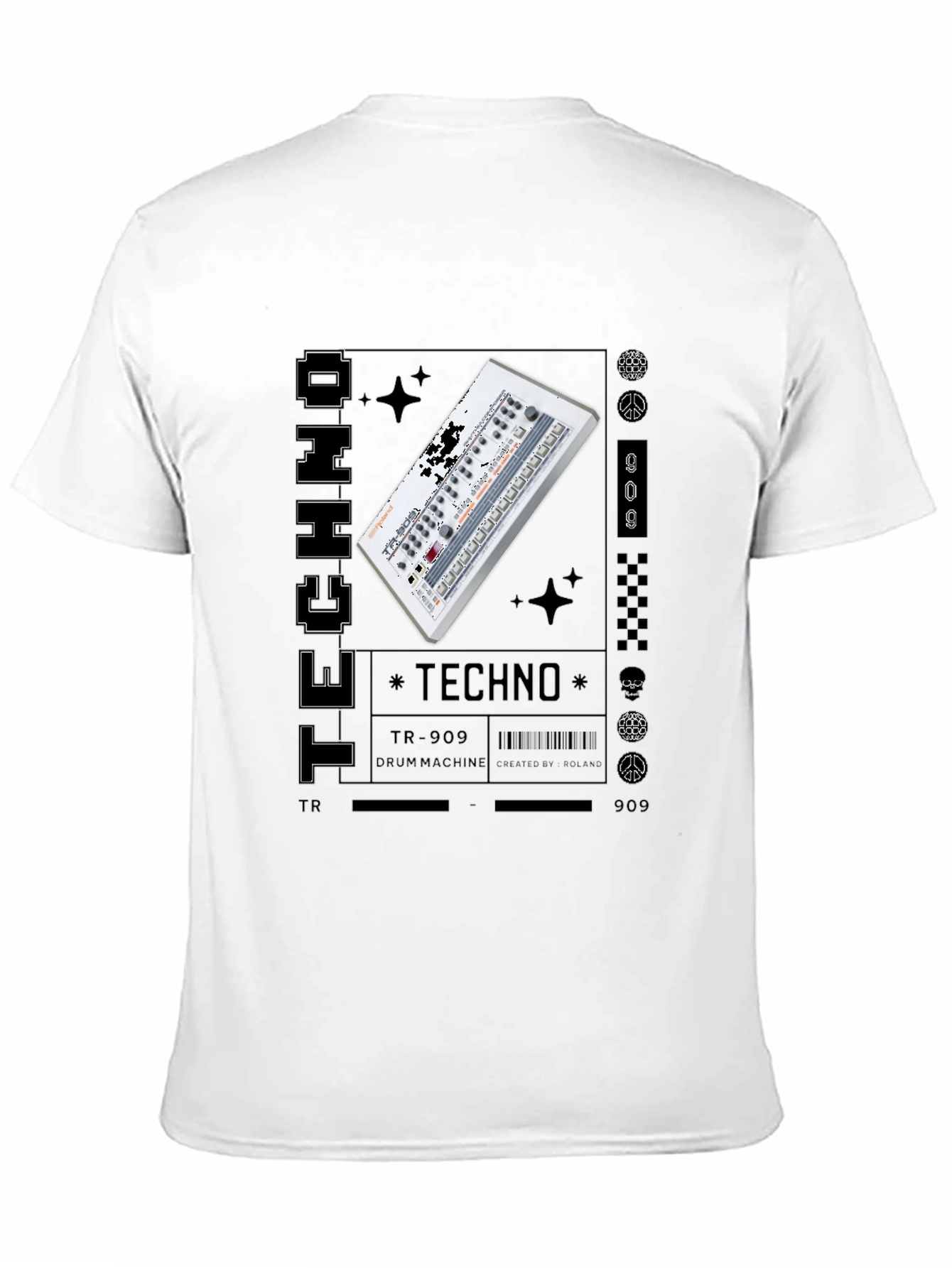 Techno Music Graphic T-Shirt