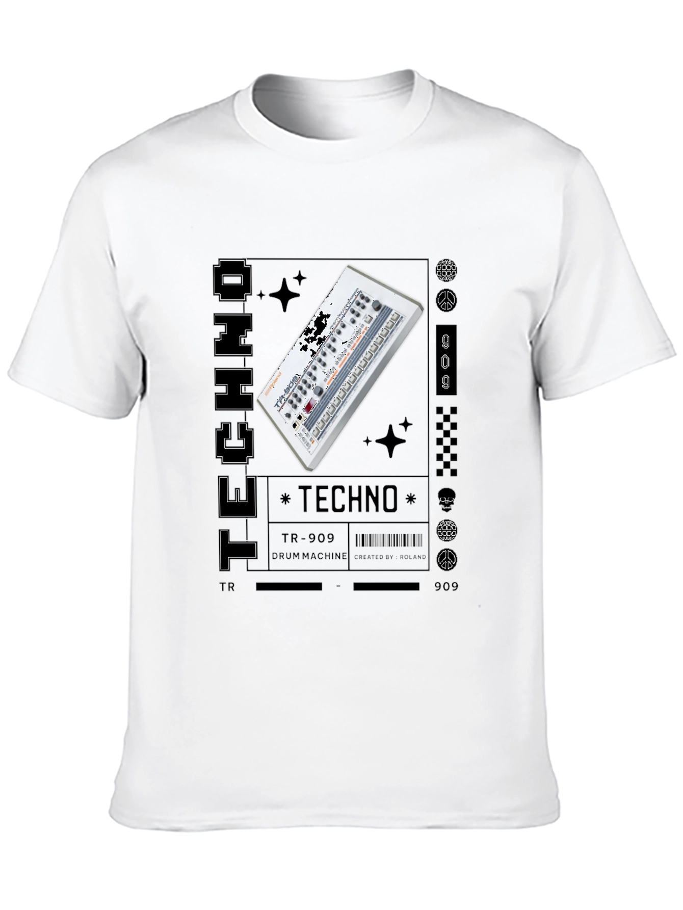 Techno Music Graphic T-Shirt