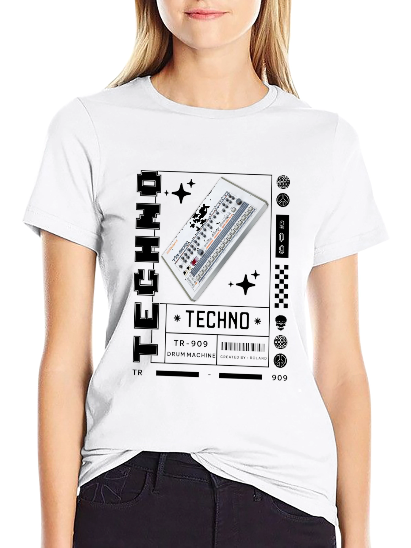 Techno Music Graphic T-Shirt