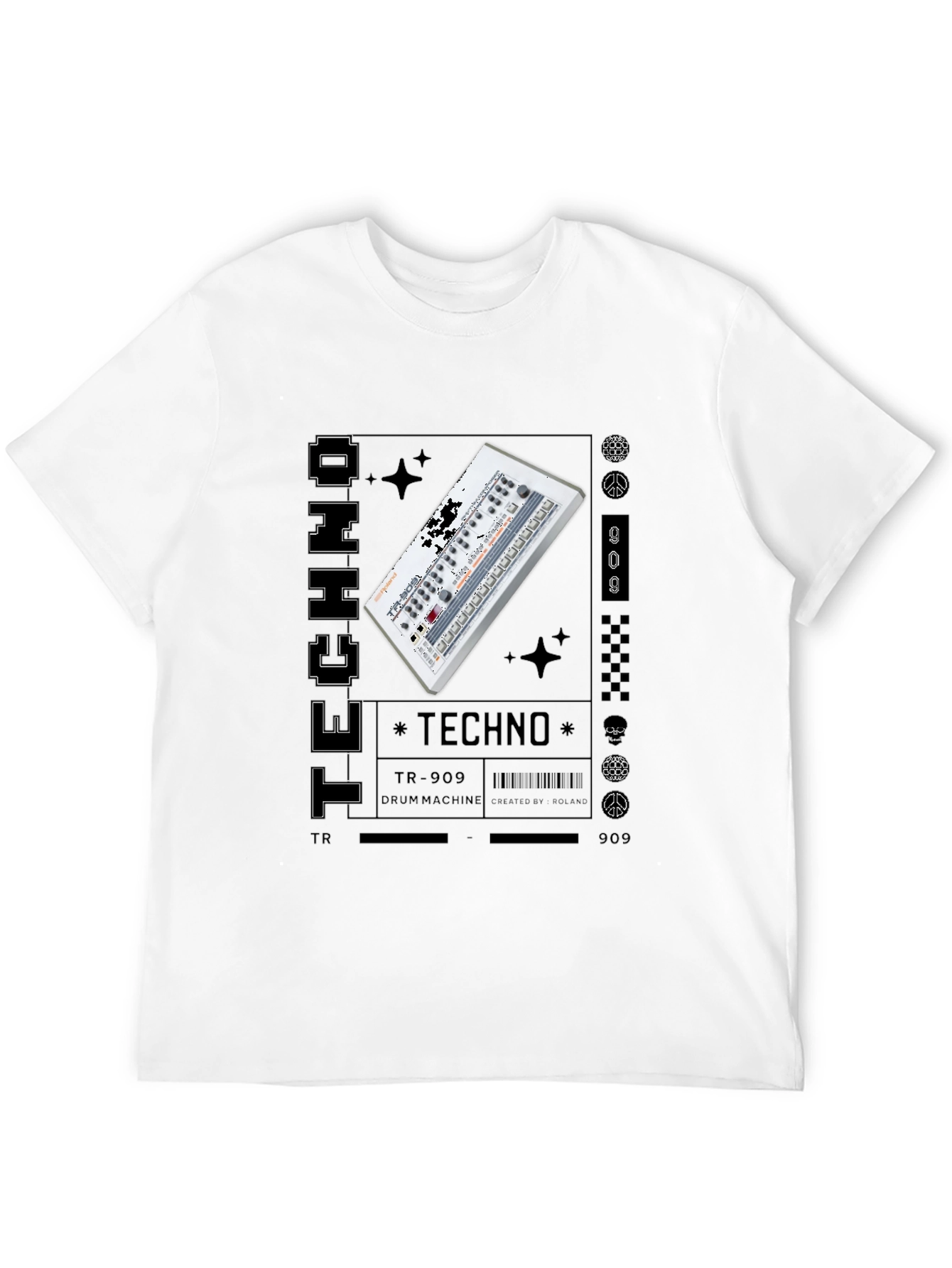 Techno Music Graphic T-Shirt