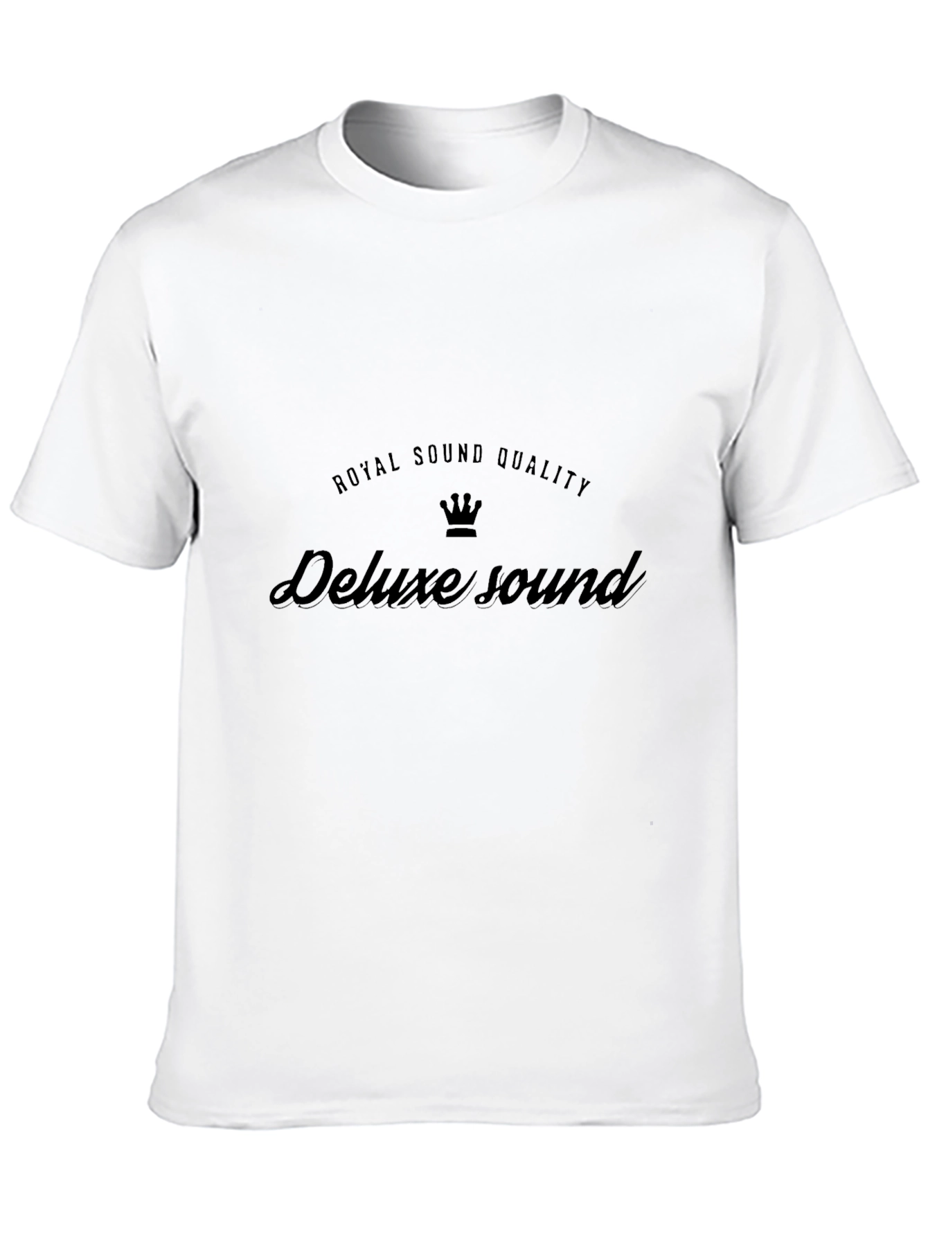 Deluxe Sound Quality Black T-Shirt