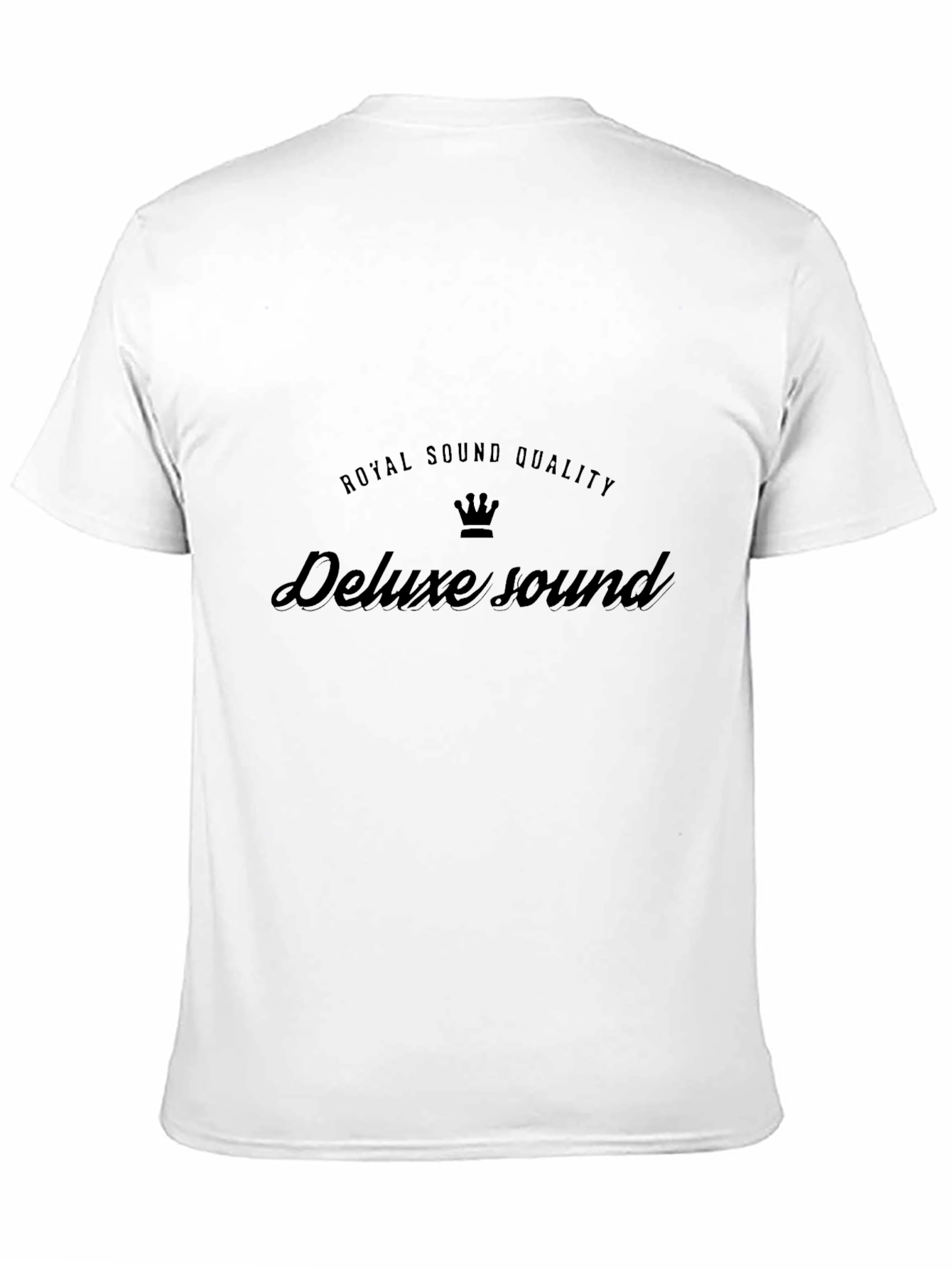 Deluxe Sound Quality Black T-Shirt