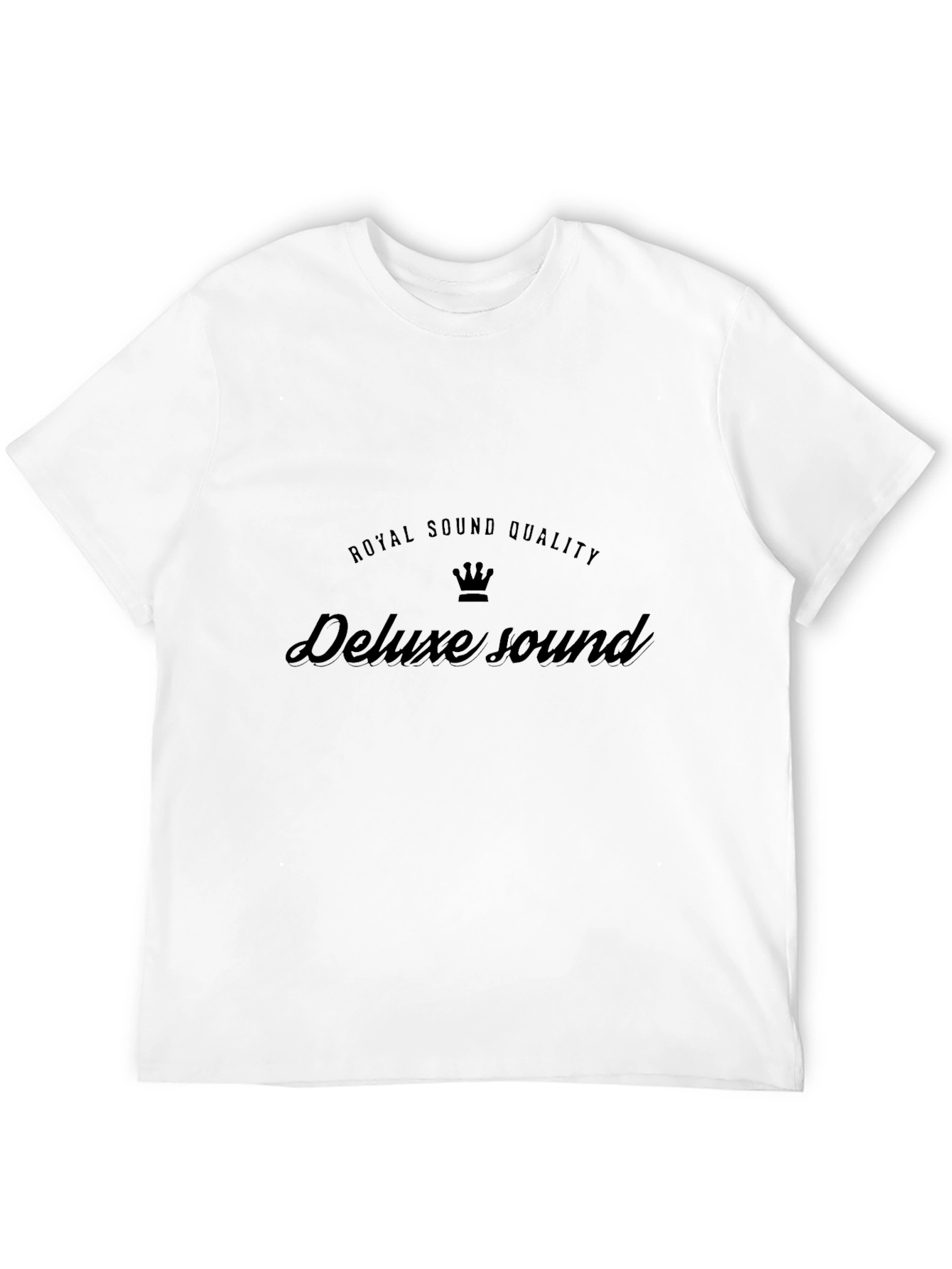 Deluxe Sound Quality Black T-Shirt