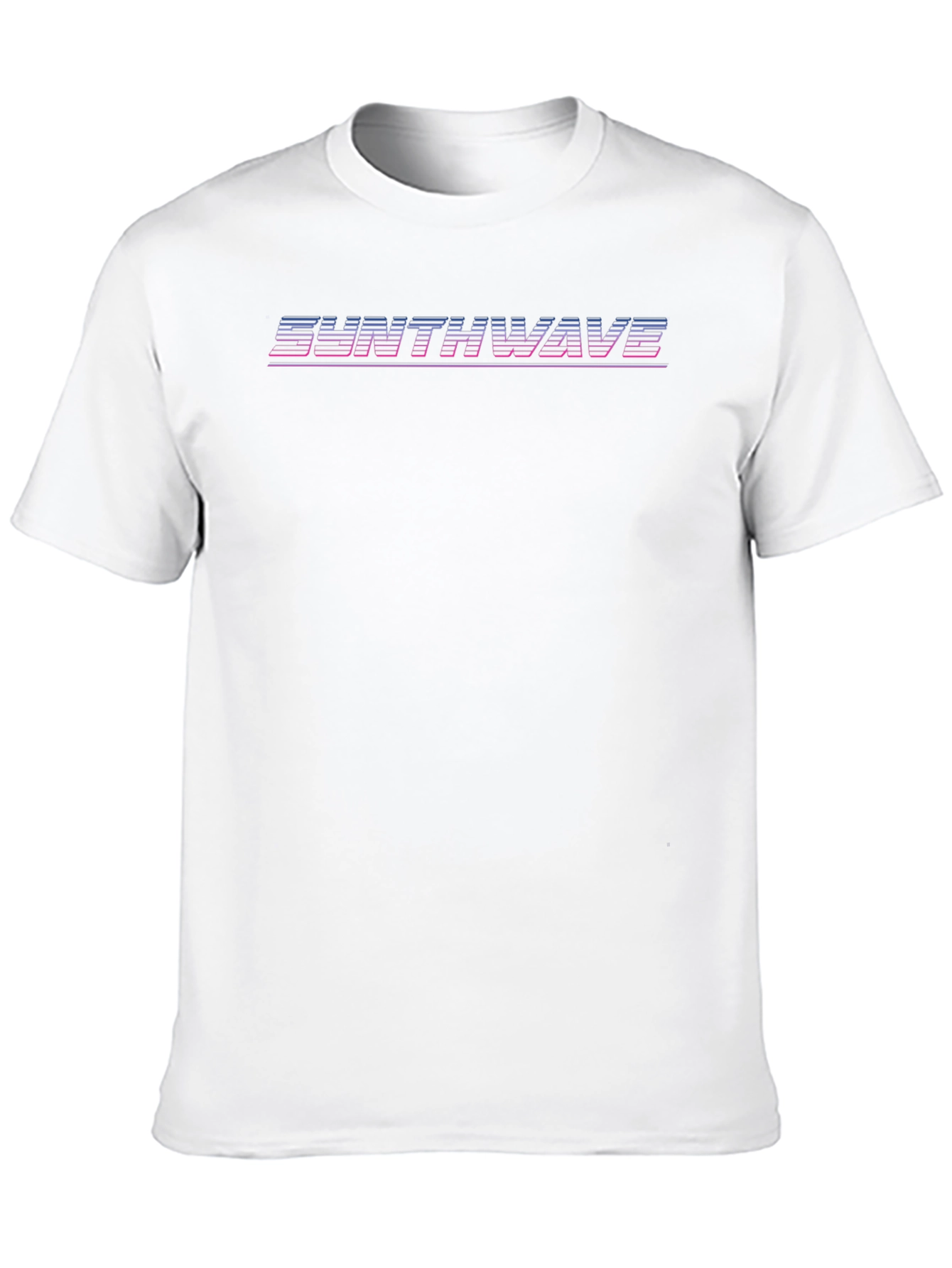 Synthwave Retro Style T-Shirt - Black