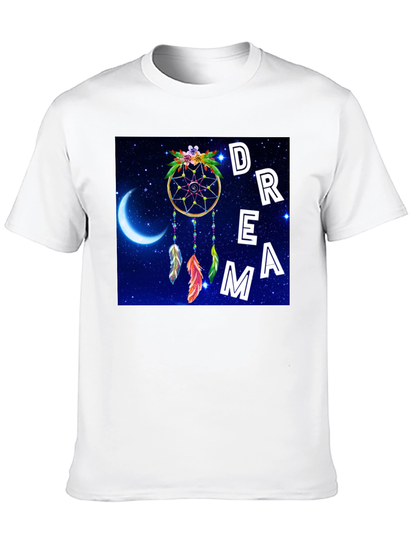 Dreamcatcher Graphic Tee - Celestial Night Design