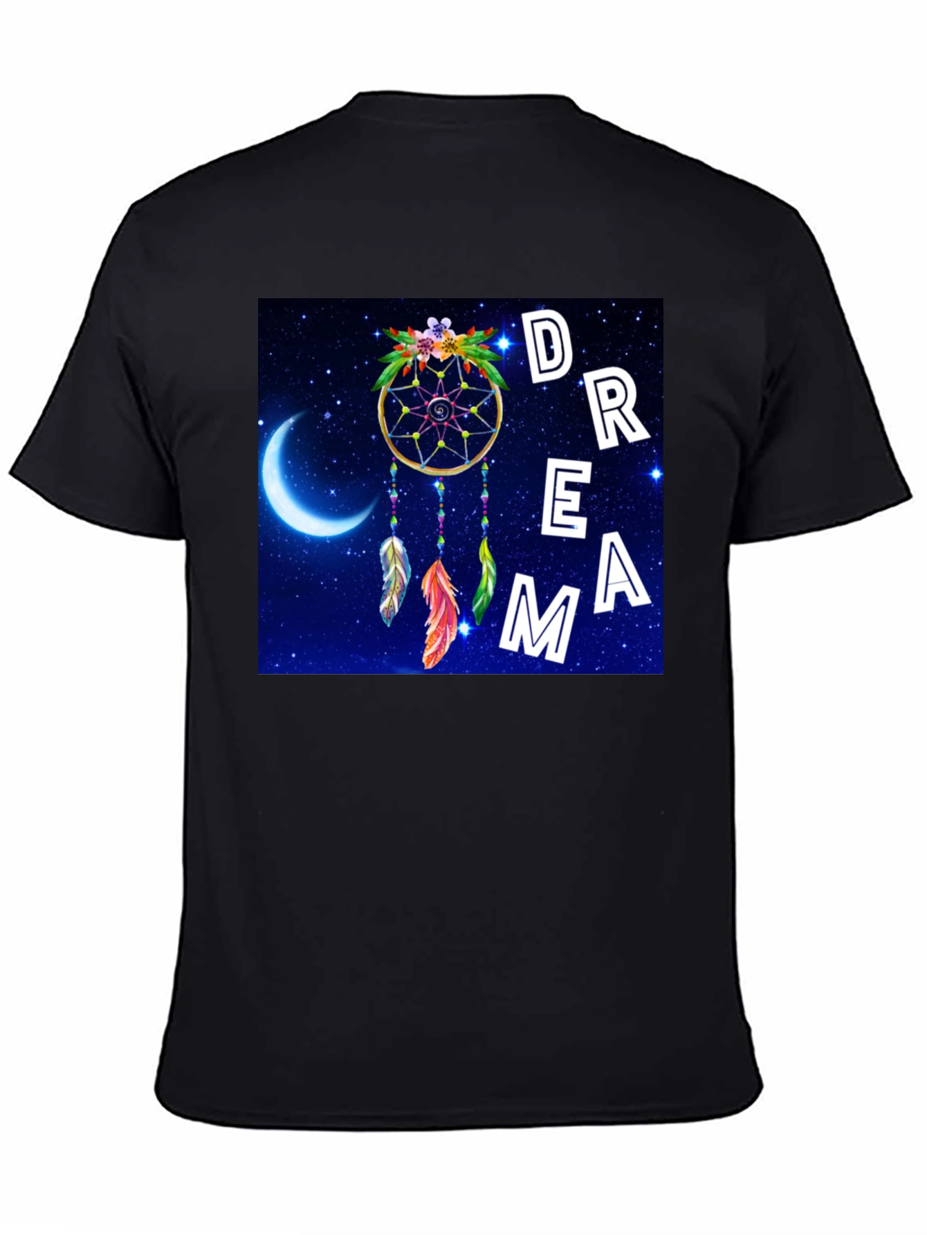 Dreamcatcher Graphic Tee - Celestial Night Design