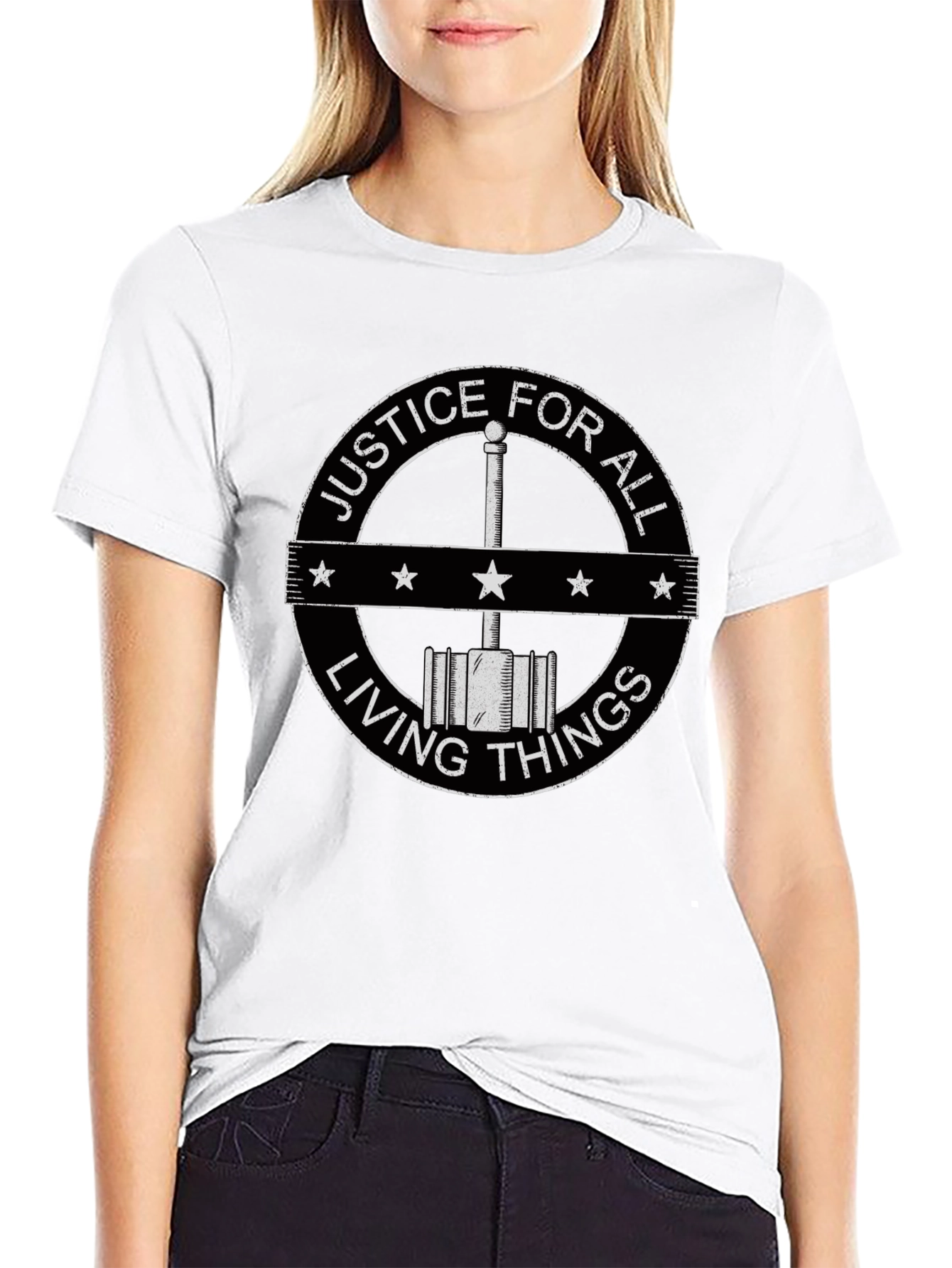 Justice for All Living Things Graphic T-Shirt