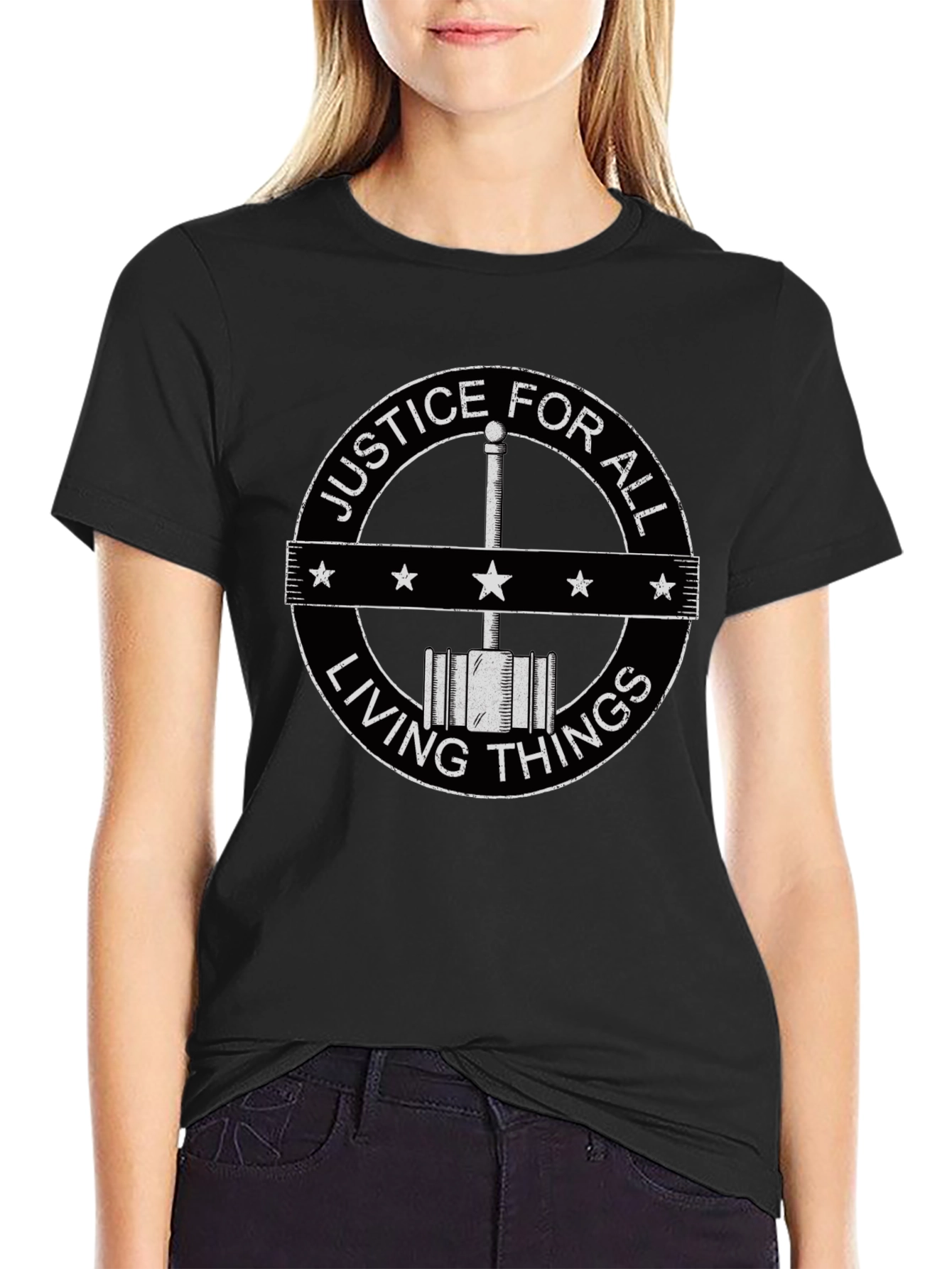 Justice for All Living Things Graphic T-Shirt