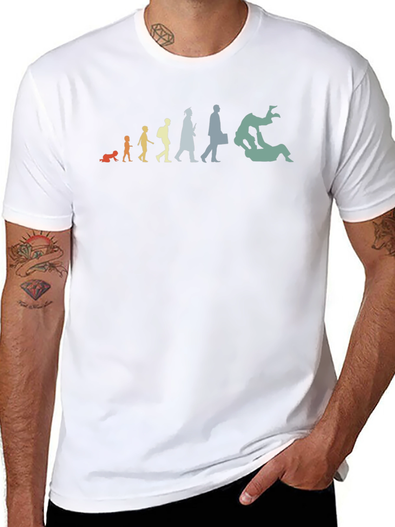 Evolution of a Grappler T-Shirt