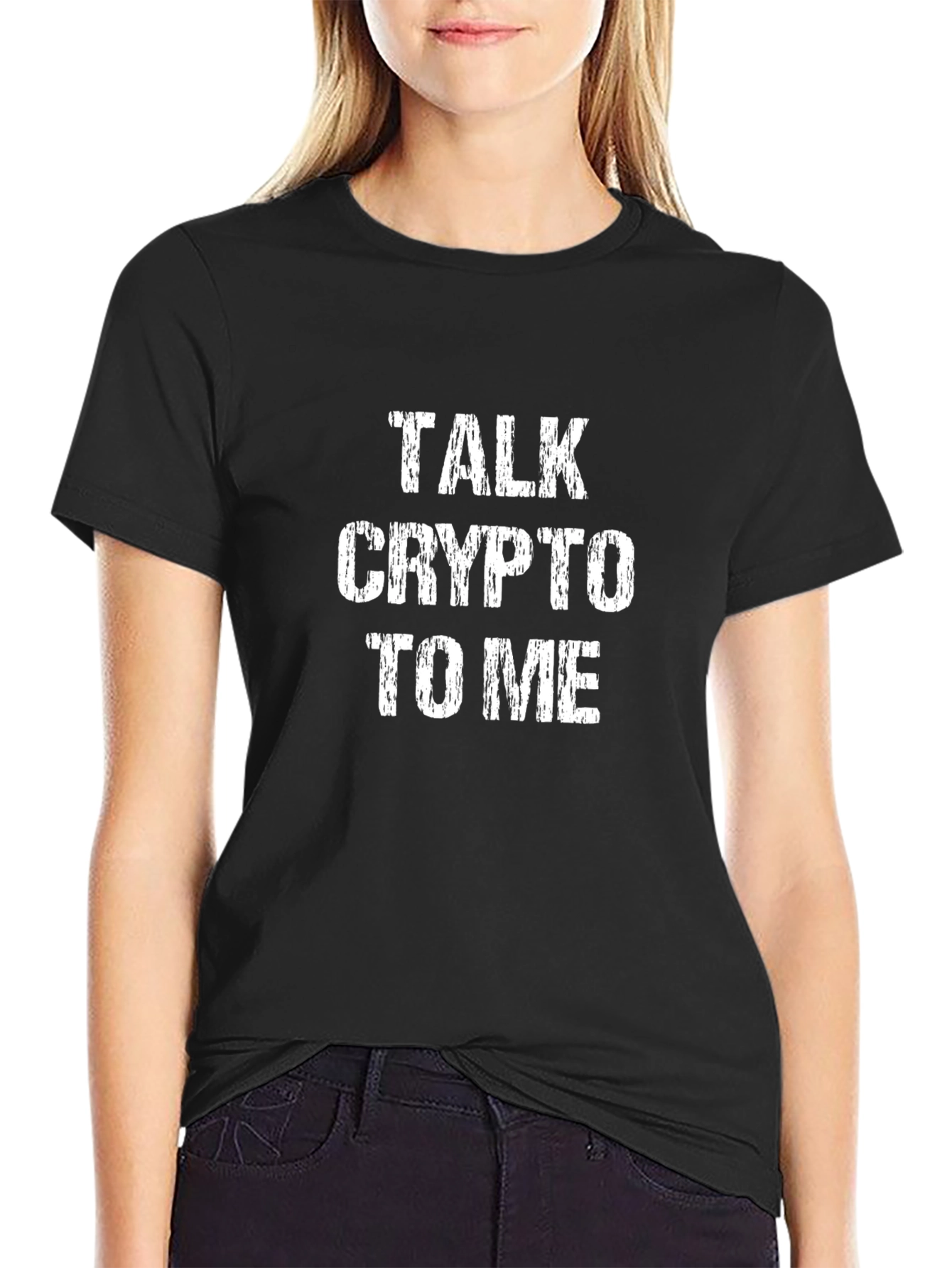 Talk Crypto To Me T-Shirt - Bitcoin Cryptocurrency Tee