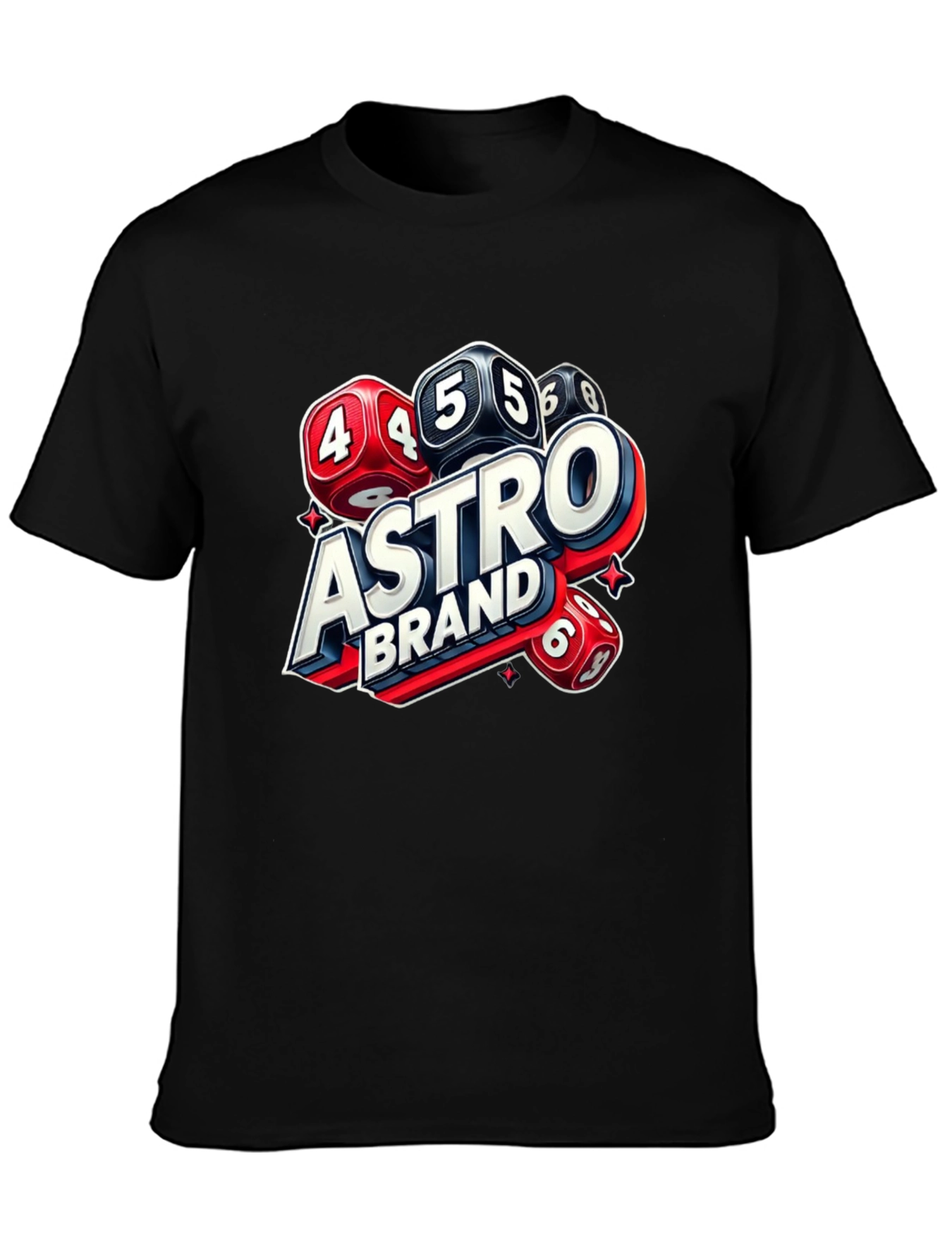 Astro Brand Dice Graphic T-Shirt