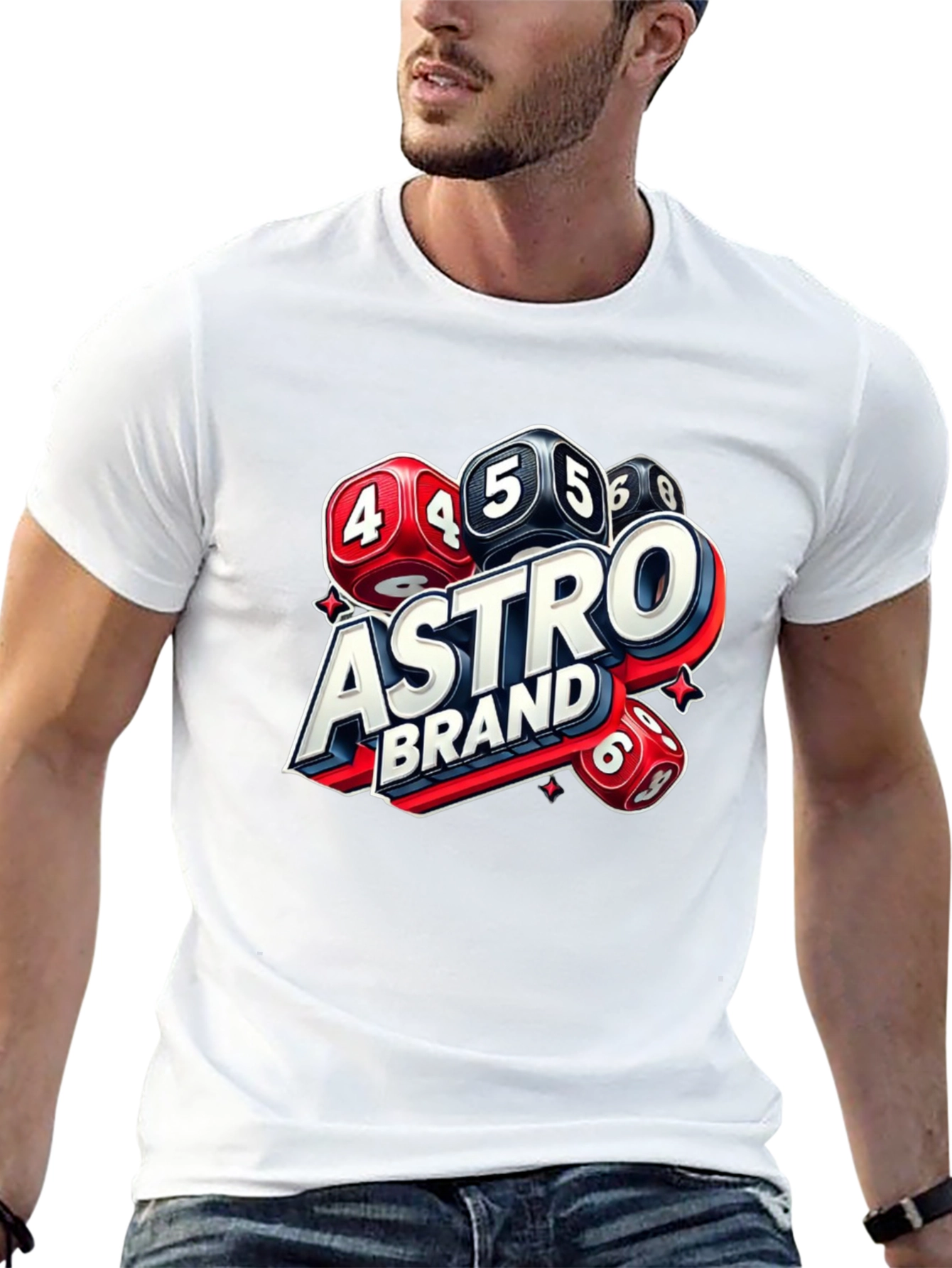 Astro Brand Dice Graphic T-Shirt