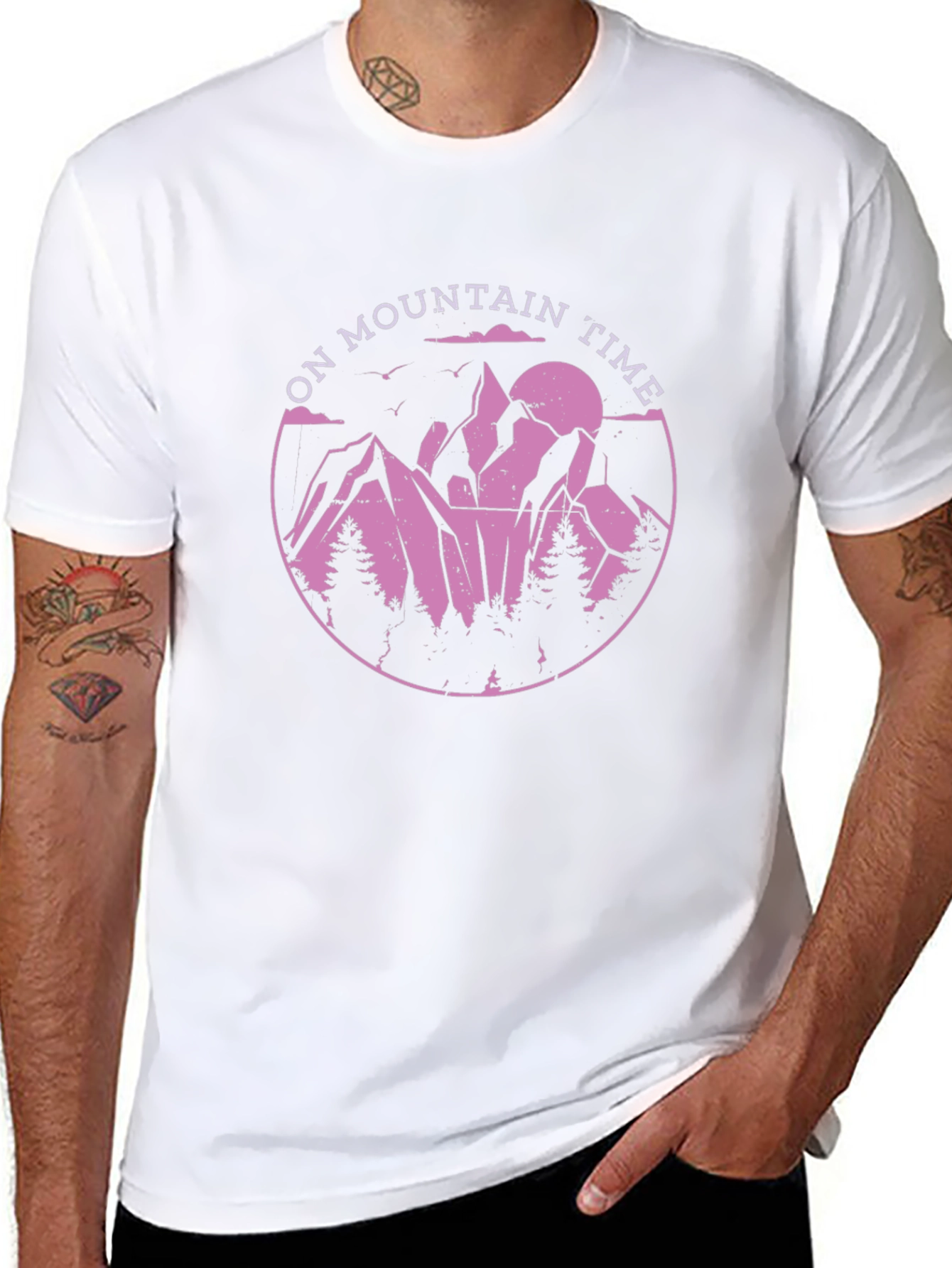 Mountain Time Graphic Tee - Nature Lovers Shirt