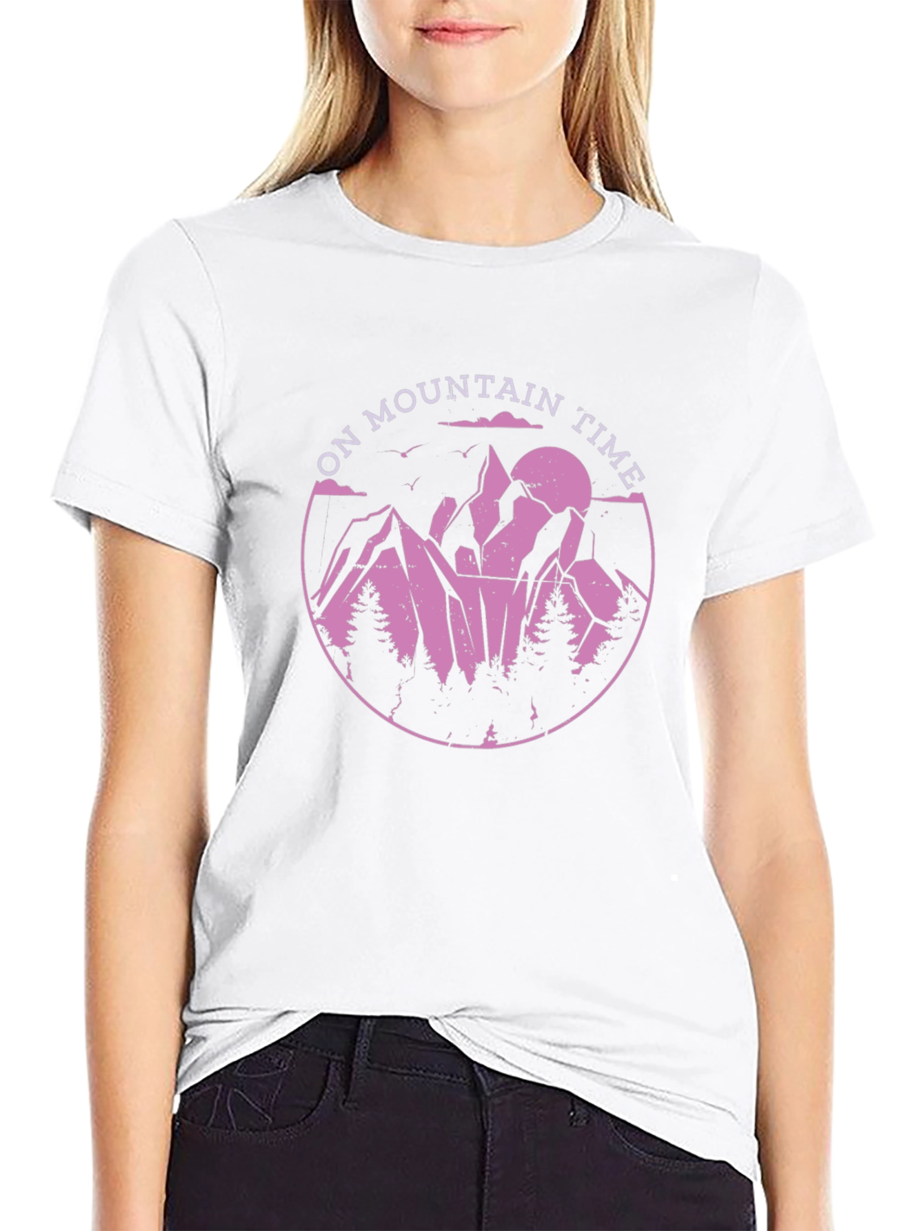 Mountain Time Graphic Tee - Nature Lovers Shirt