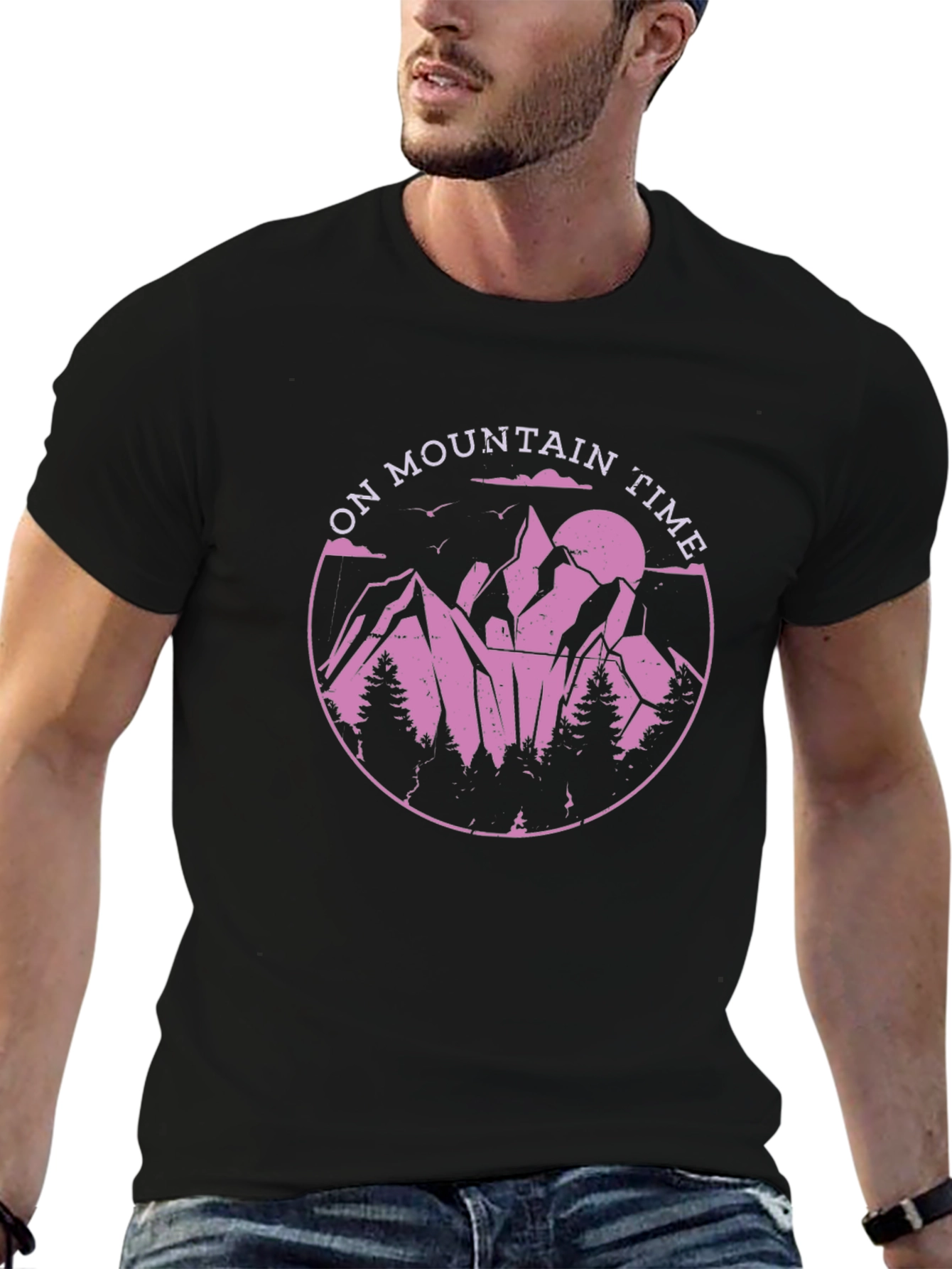 Mountain Time Graphic Tee - Nature Lovers Shirt