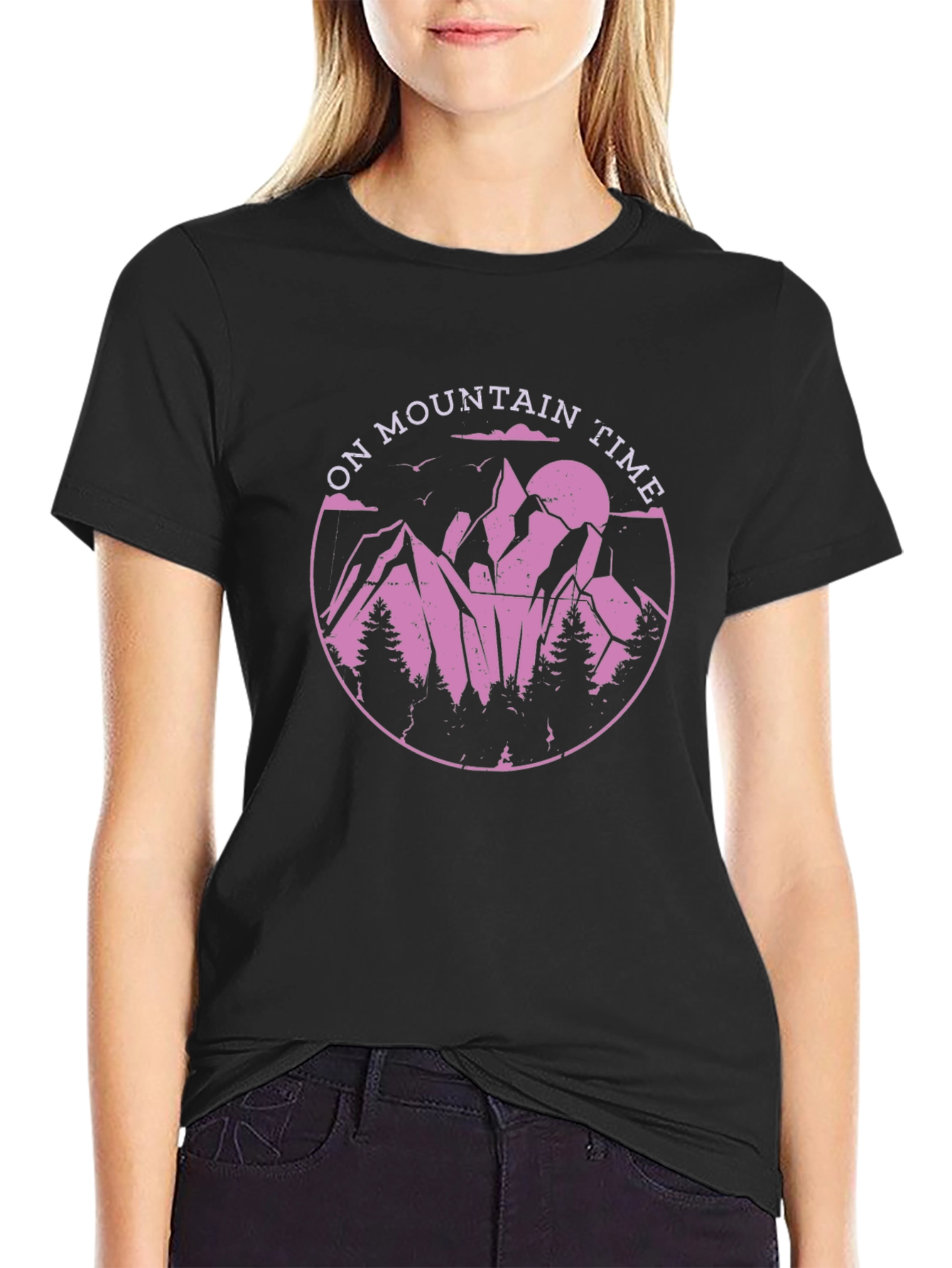 Mountain Time Graphic Tee - Nature Lovers Shirt