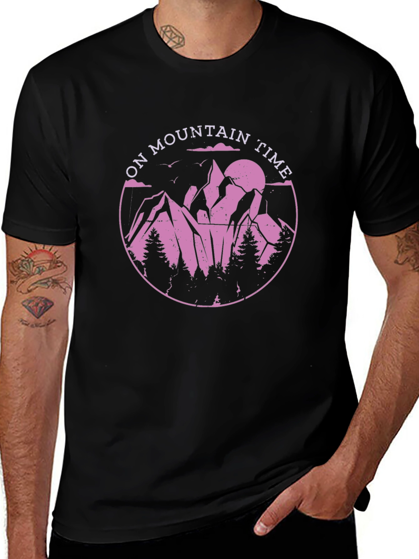 Mountain Time Graphic Tee - Nature Lovers Shirt