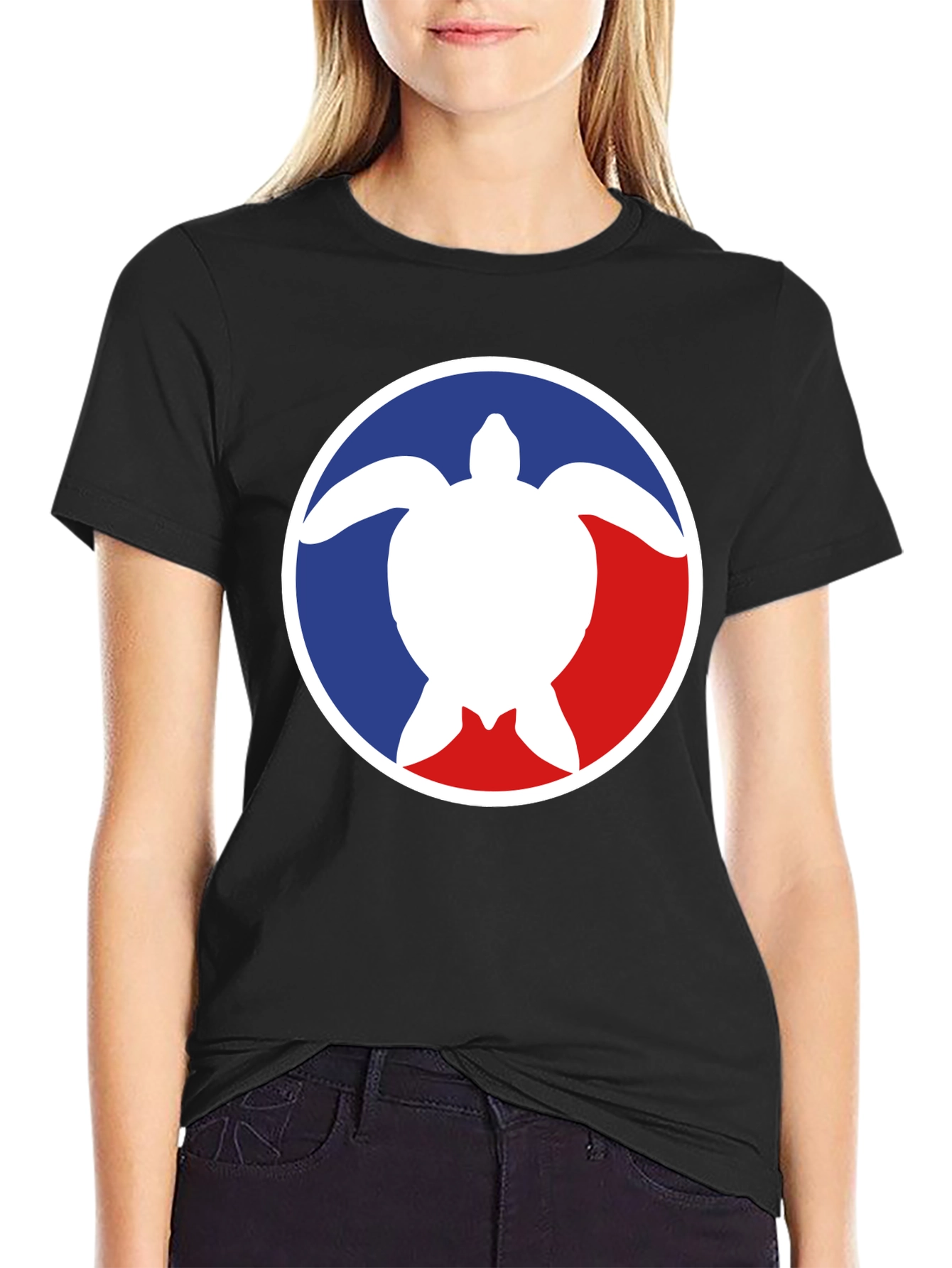 Turtle Logo Graphic Tee - Casual Comfort Shirt