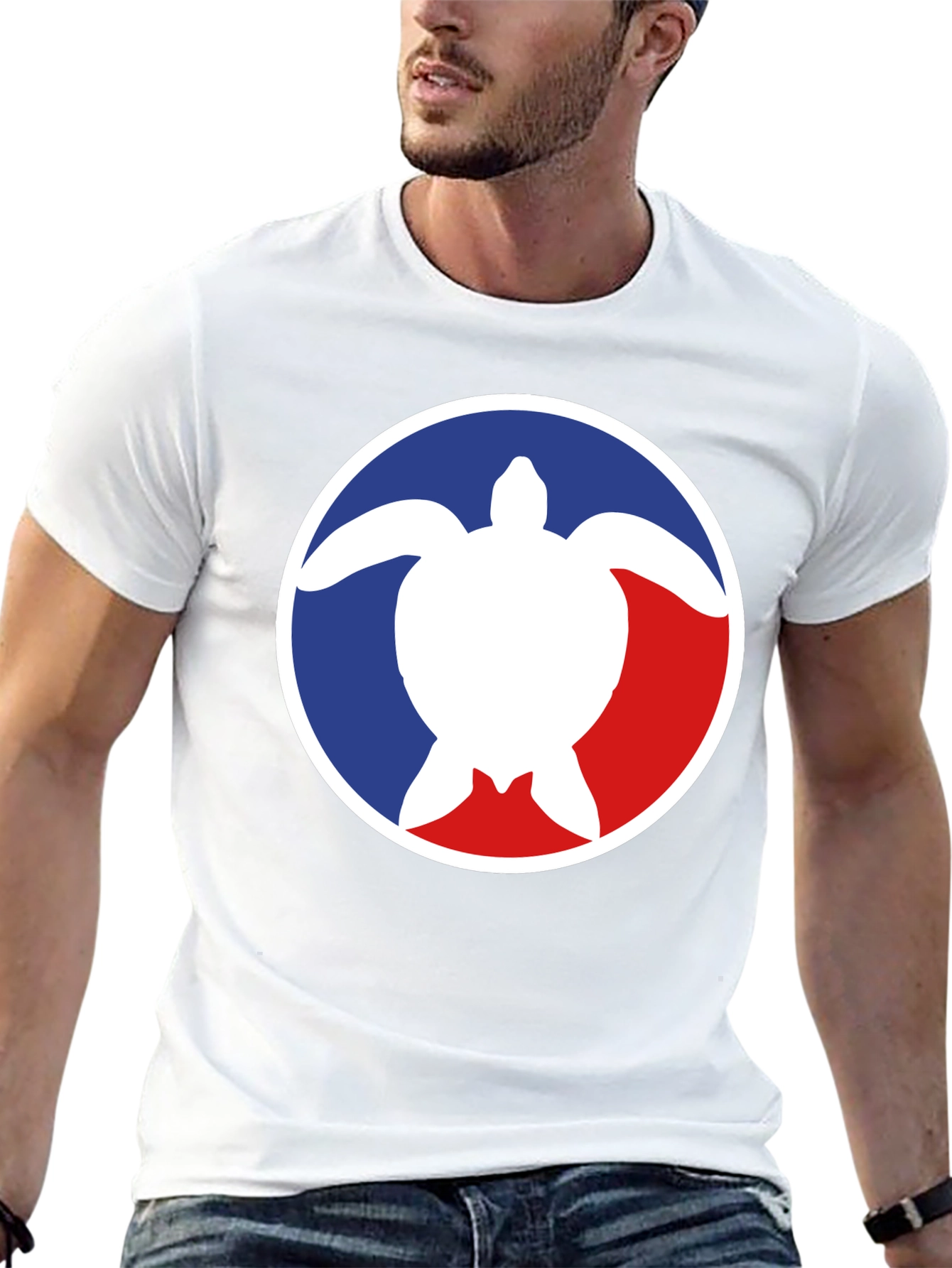 Turtle Logo Graphic Tee - Casual Comfort Shirt