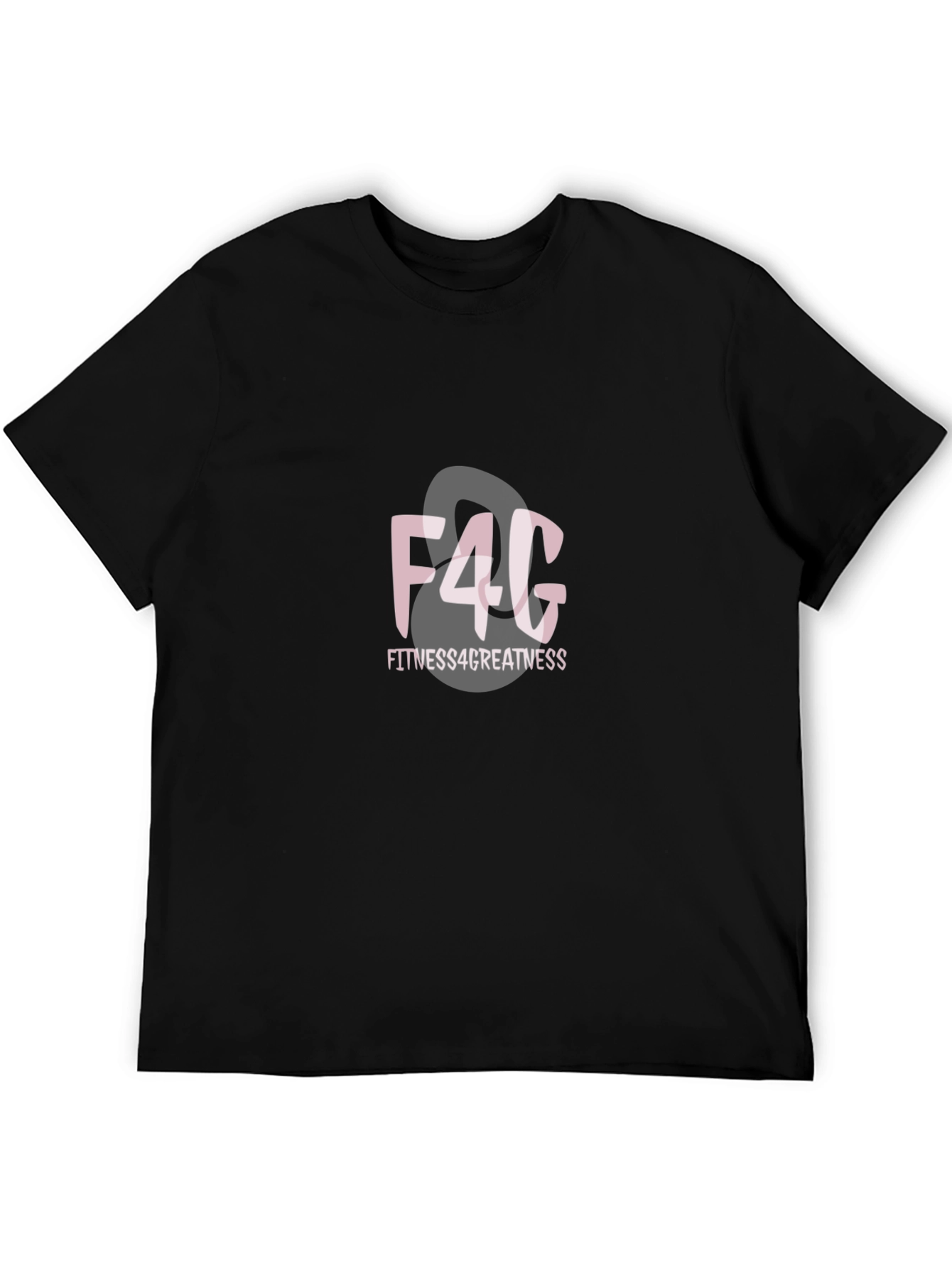 F4G Fitness4Greatness Black Graphic T-Shirt