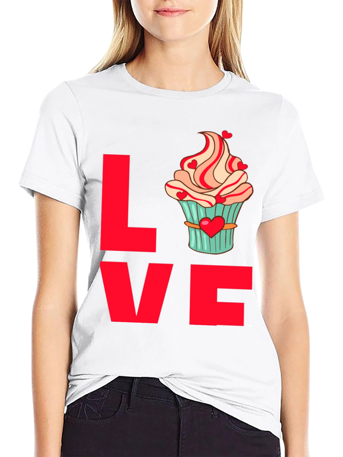 Love Cupcake T-Shirt | Cute Valentines Day Tee