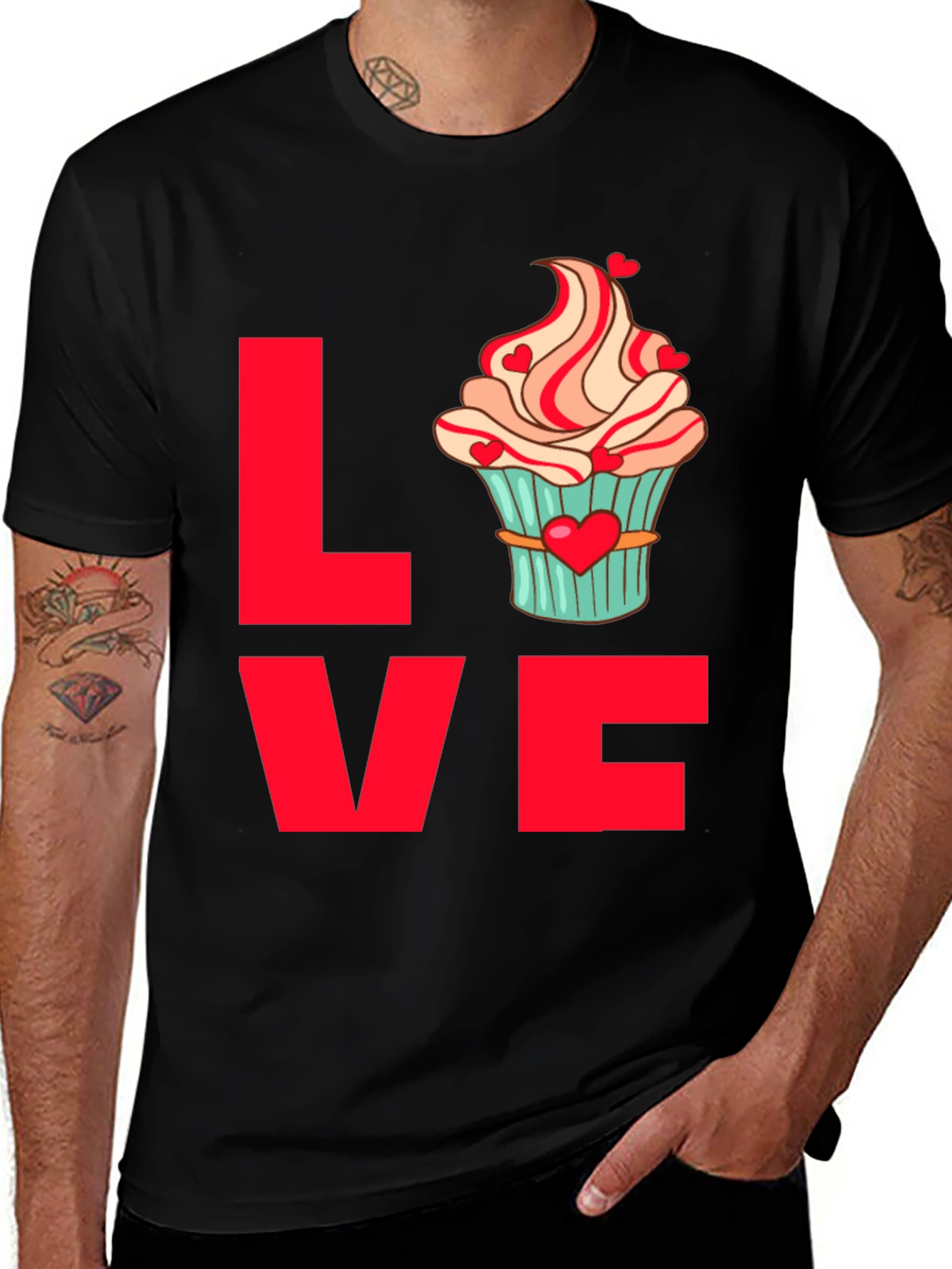 Love Cupcake T-Shirt | Cute Valentines Day Tee