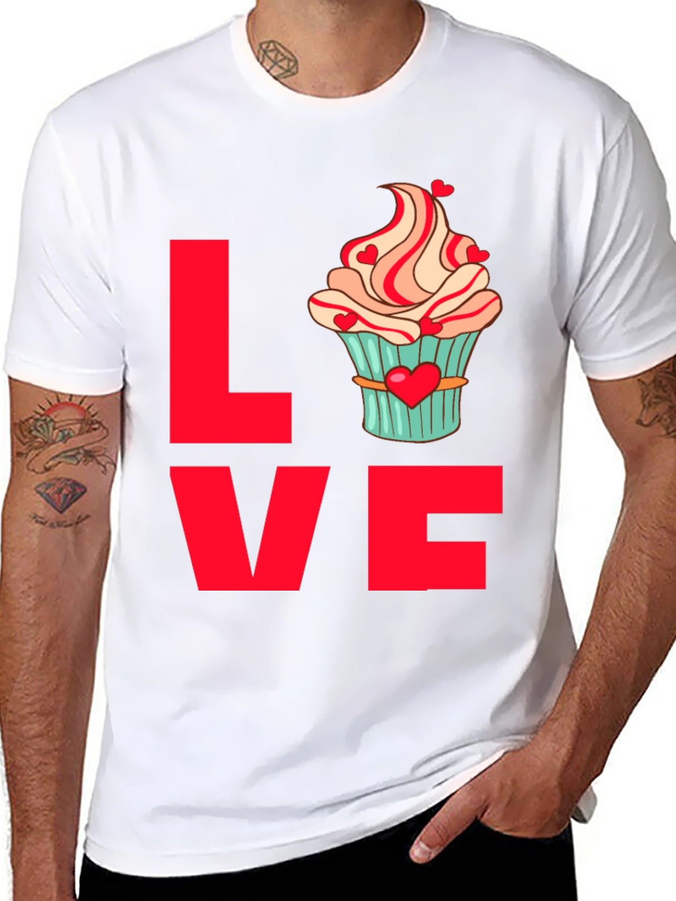 Love Cupcake T-Shirt | Cute Valentines Day Tee