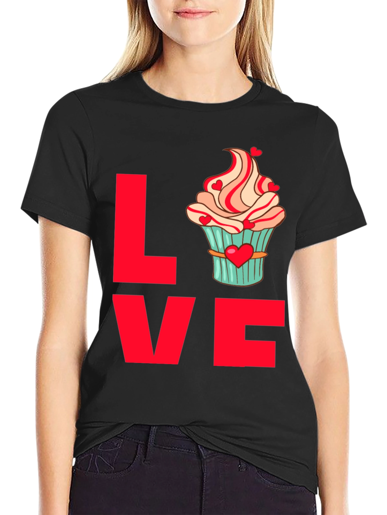 Love Cupcake T-Shirt | Cute Valentines Day Tee