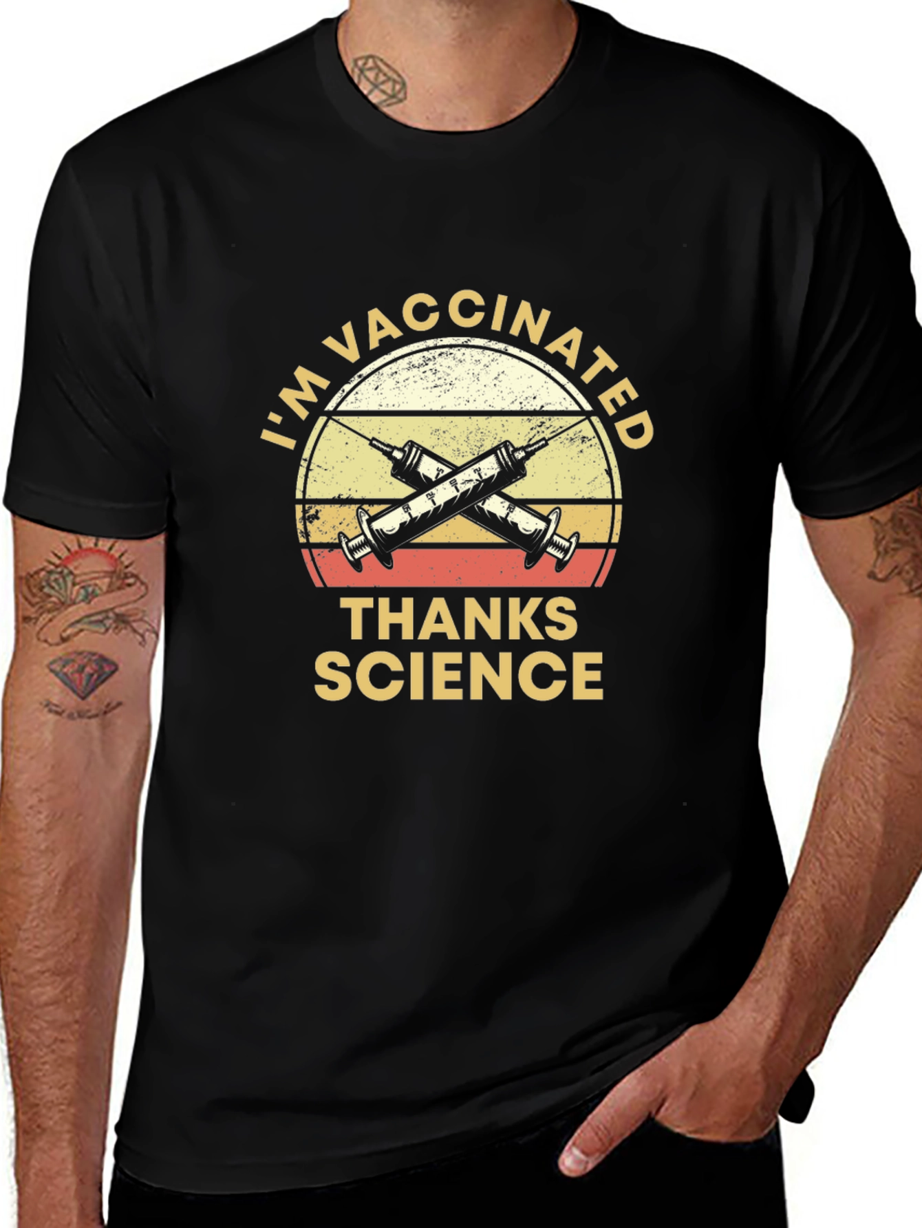 Im Vaccinated Thanks Science T-Shirt