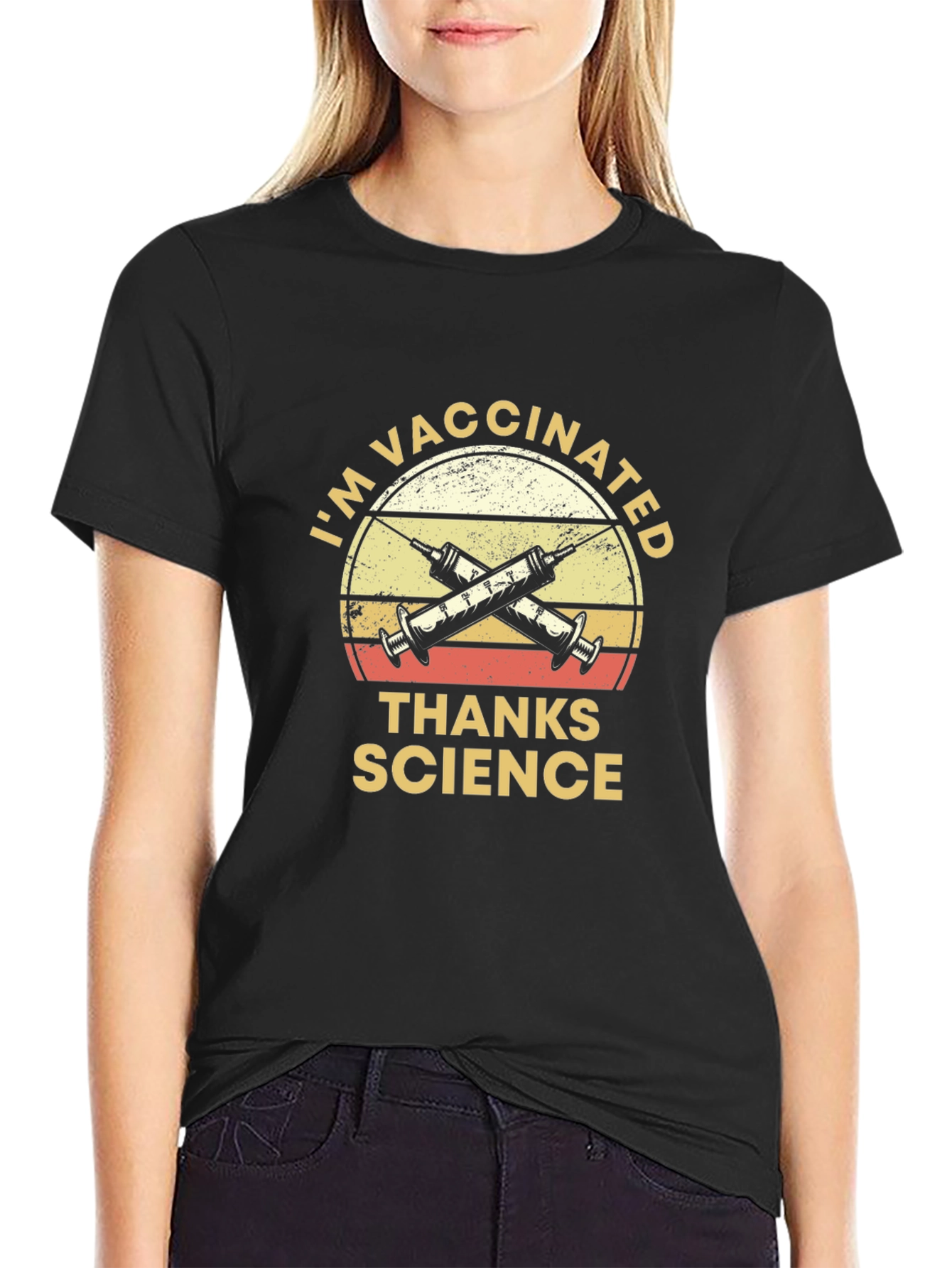 Im Vaccinated Thanks Science T-Shirt