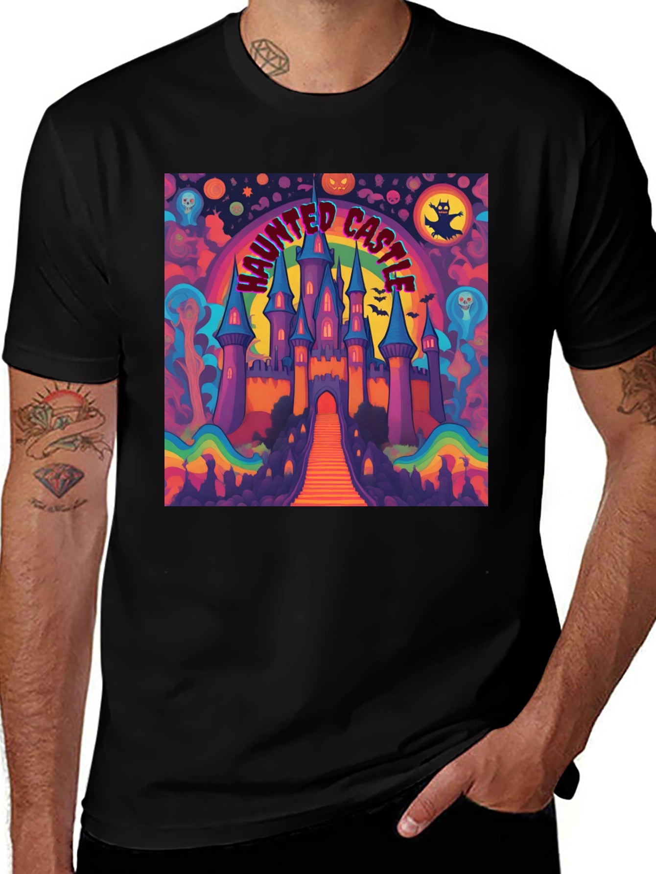 Haunted Castle Graphic Tee