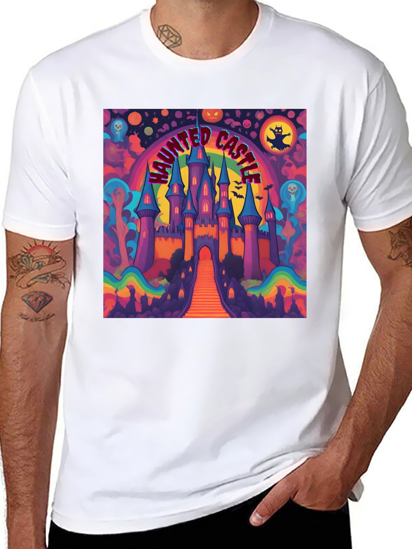 Haunted Castle Graphic Tee