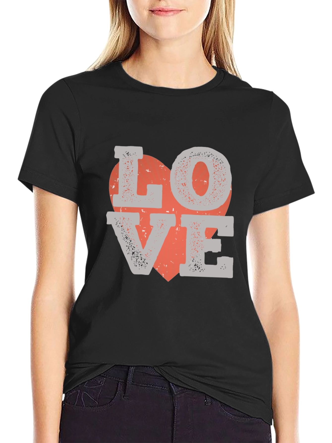Love Graphic Print T-Shirt - Valentines Day Tee