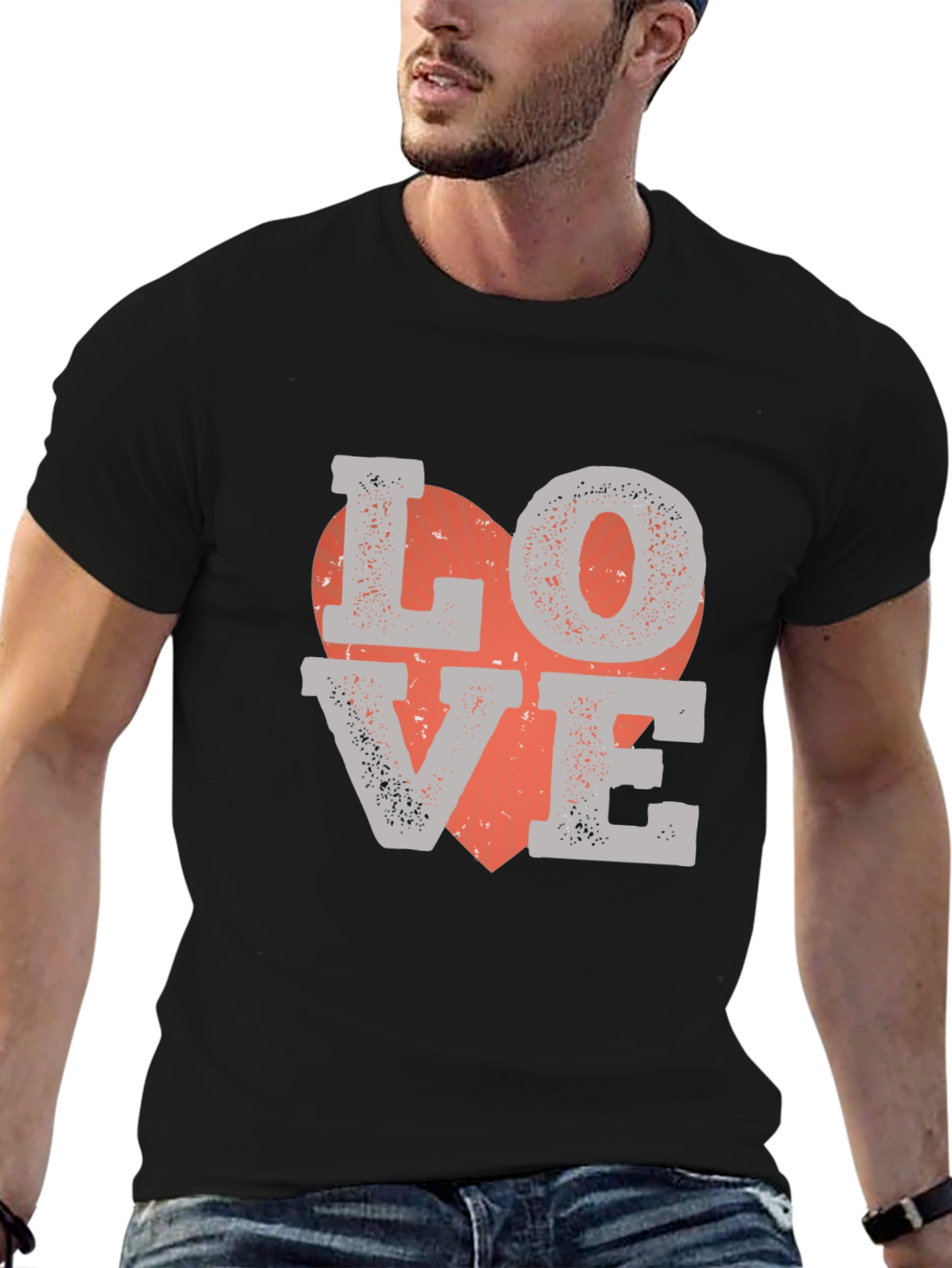 Love Graphic Print T-Shirt - Valentines Day Tee