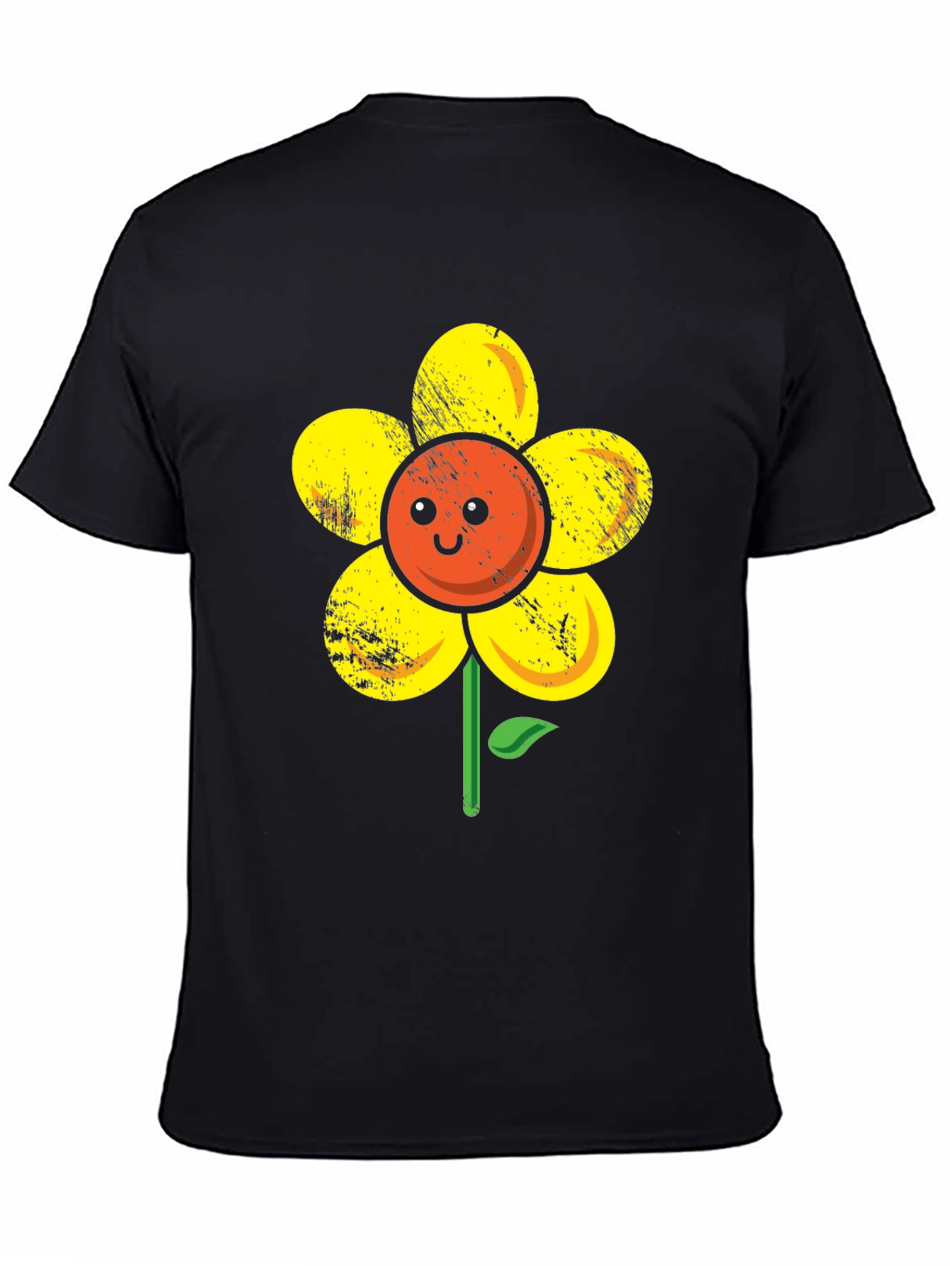 Happy Flower Graphic T-Shirt