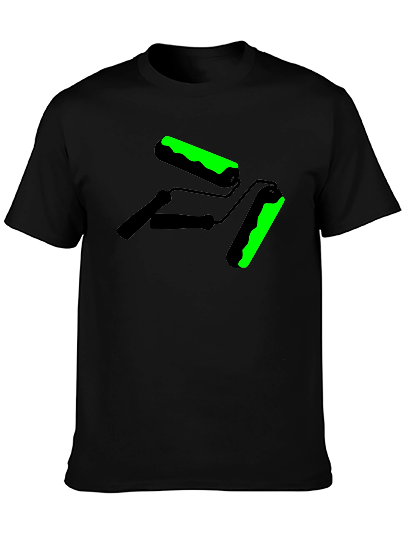 Paint Roller Graphic Tee - Cool Painter Shirt