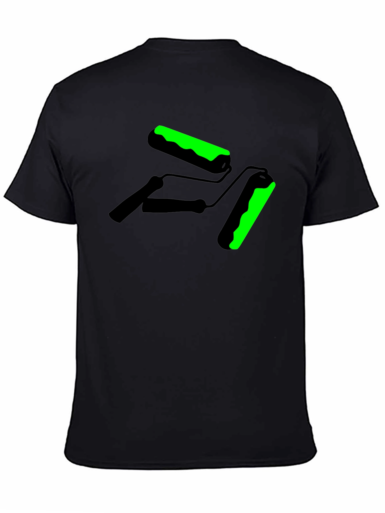 Paint Roller Graphic Tee - Cool Painter Shirt