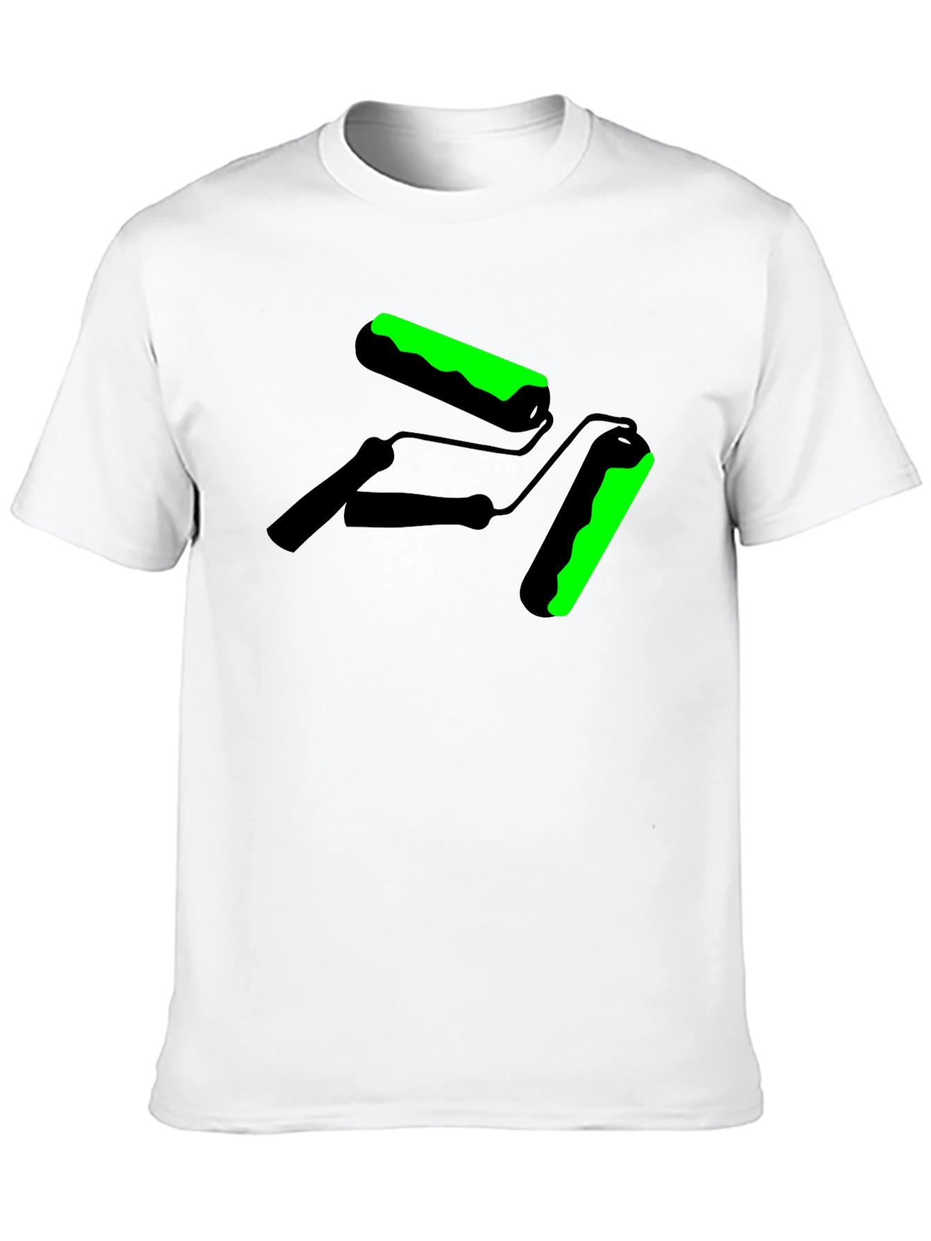 Paint Roller Graphic Tee - Cool Painter Shirt
