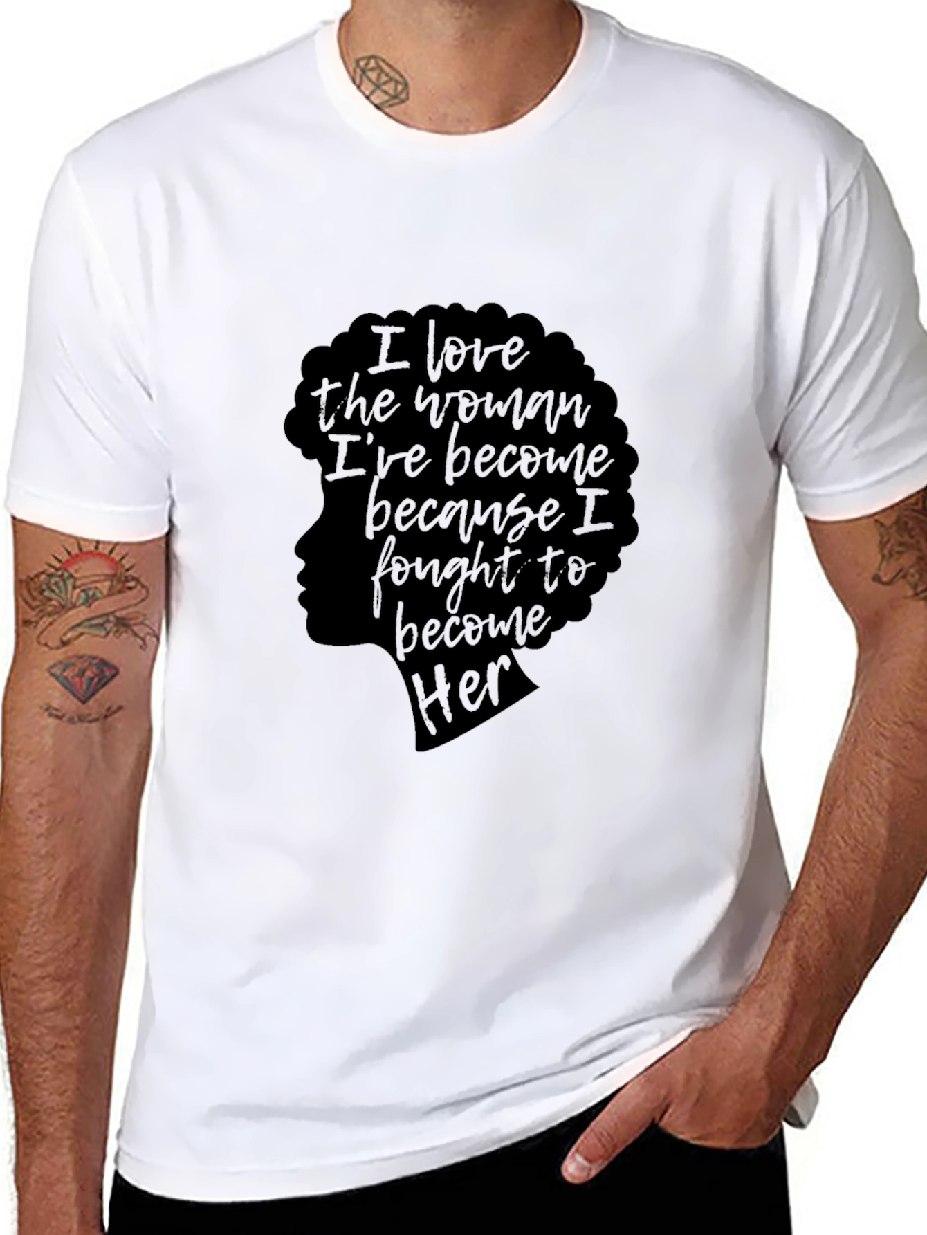 Empowered Woman Black T-Shirt
