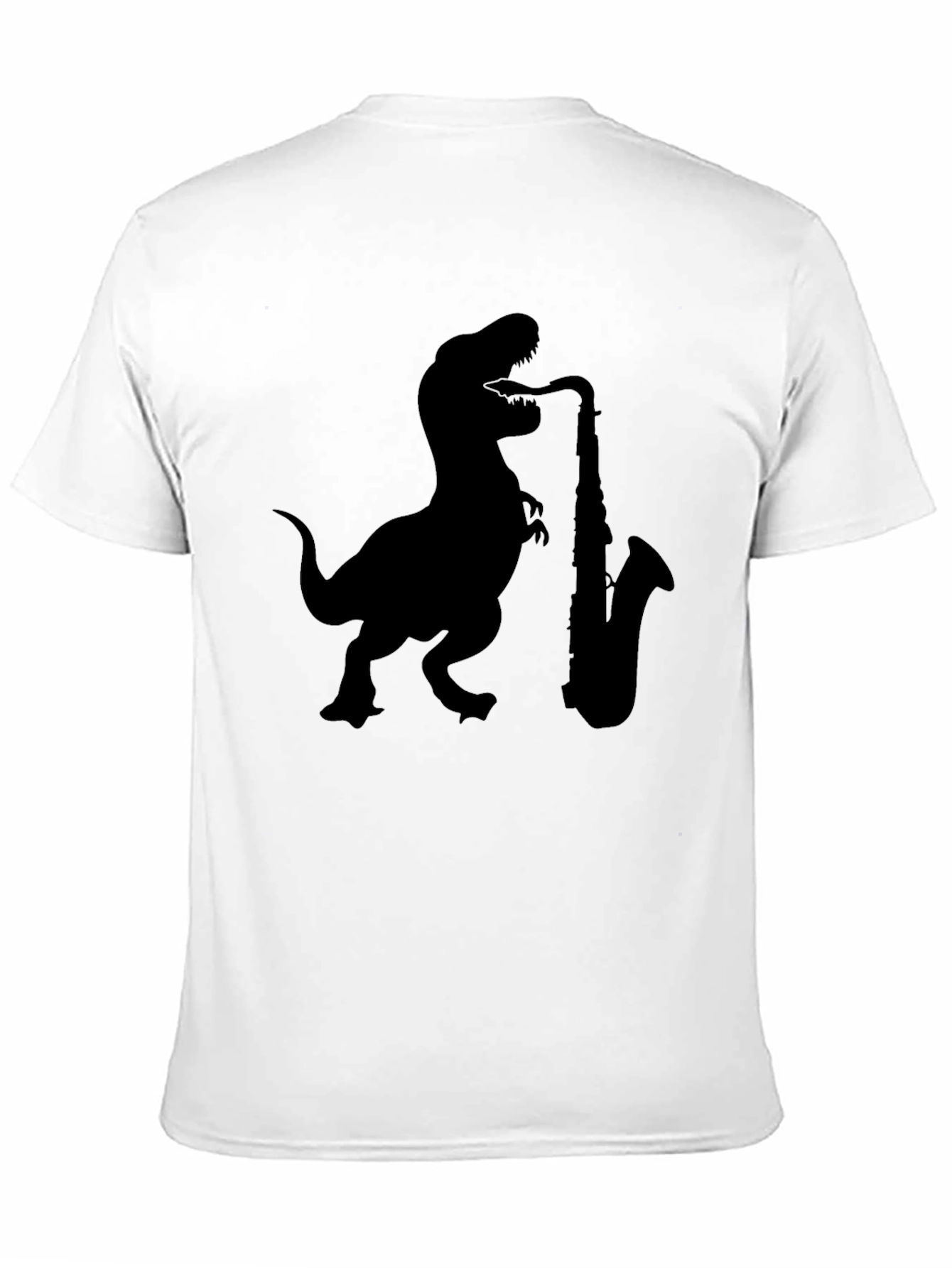 Dino Sax T-Shirt - Cool Graphic Tee