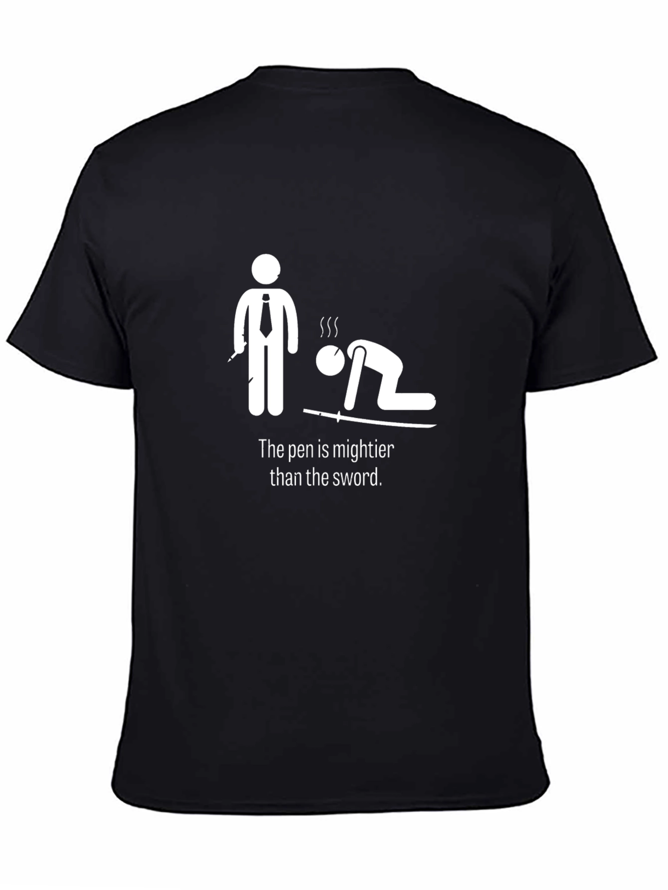 The Pen Is Mightier T-Shirt - Funny Literary Tee
