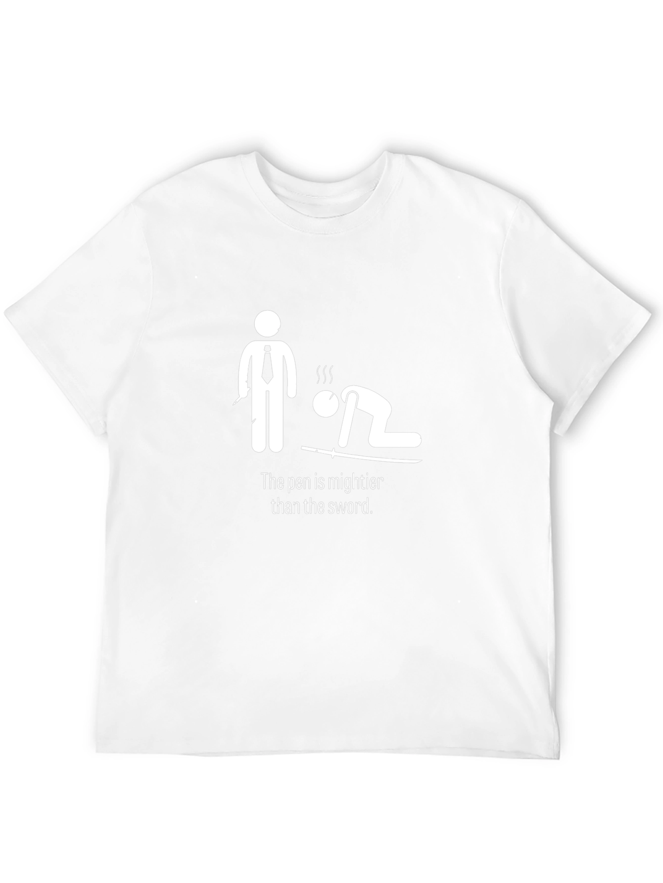 The Pen Is Mightier T-Shirt - Funny Literary Tee