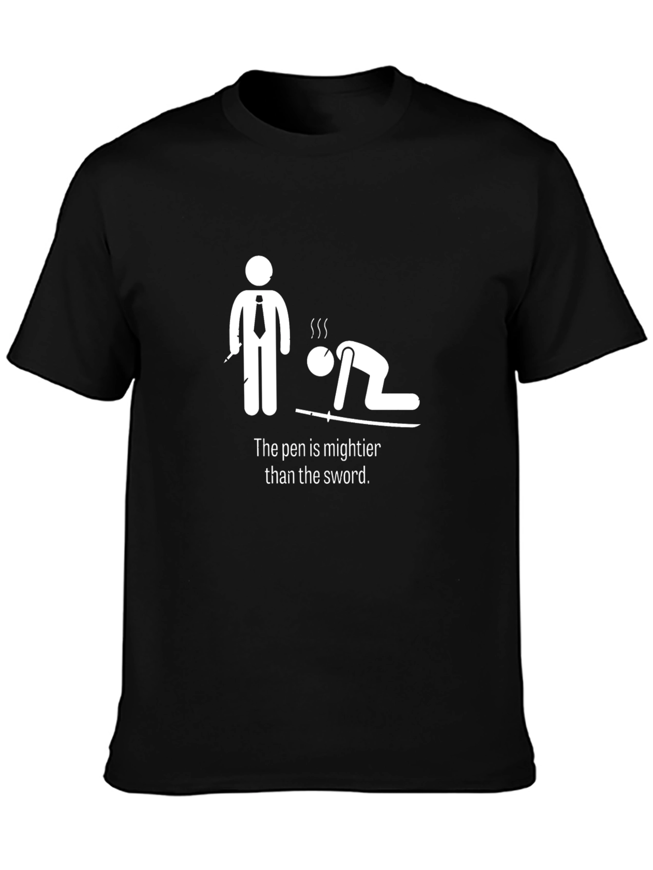The Pen Is Mightier T-Shirt - Funny Literary Tee