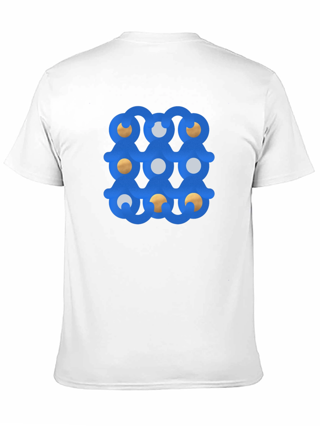 Abstract Graphic Print Black T-Shirt