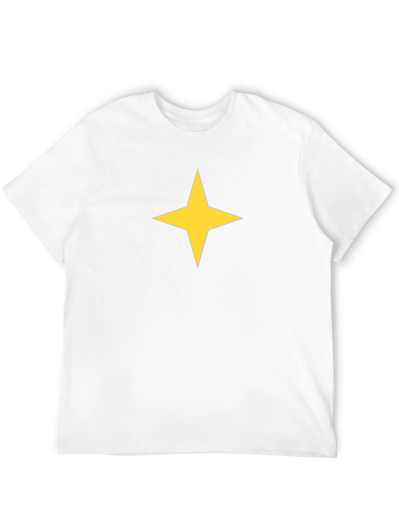 Black Tee with Yellow Star