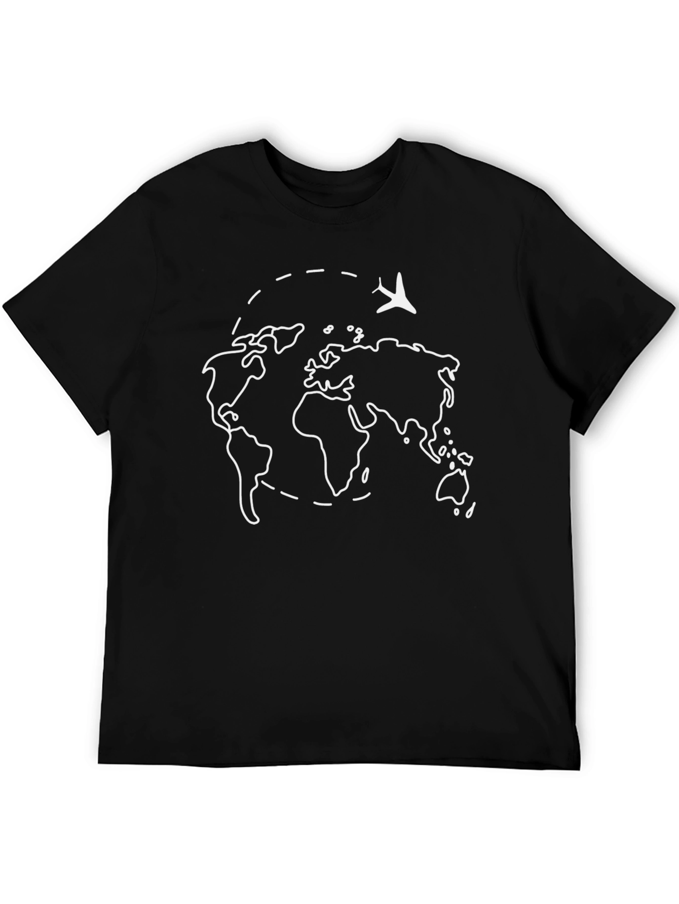 World Traveler Black T-Shirt