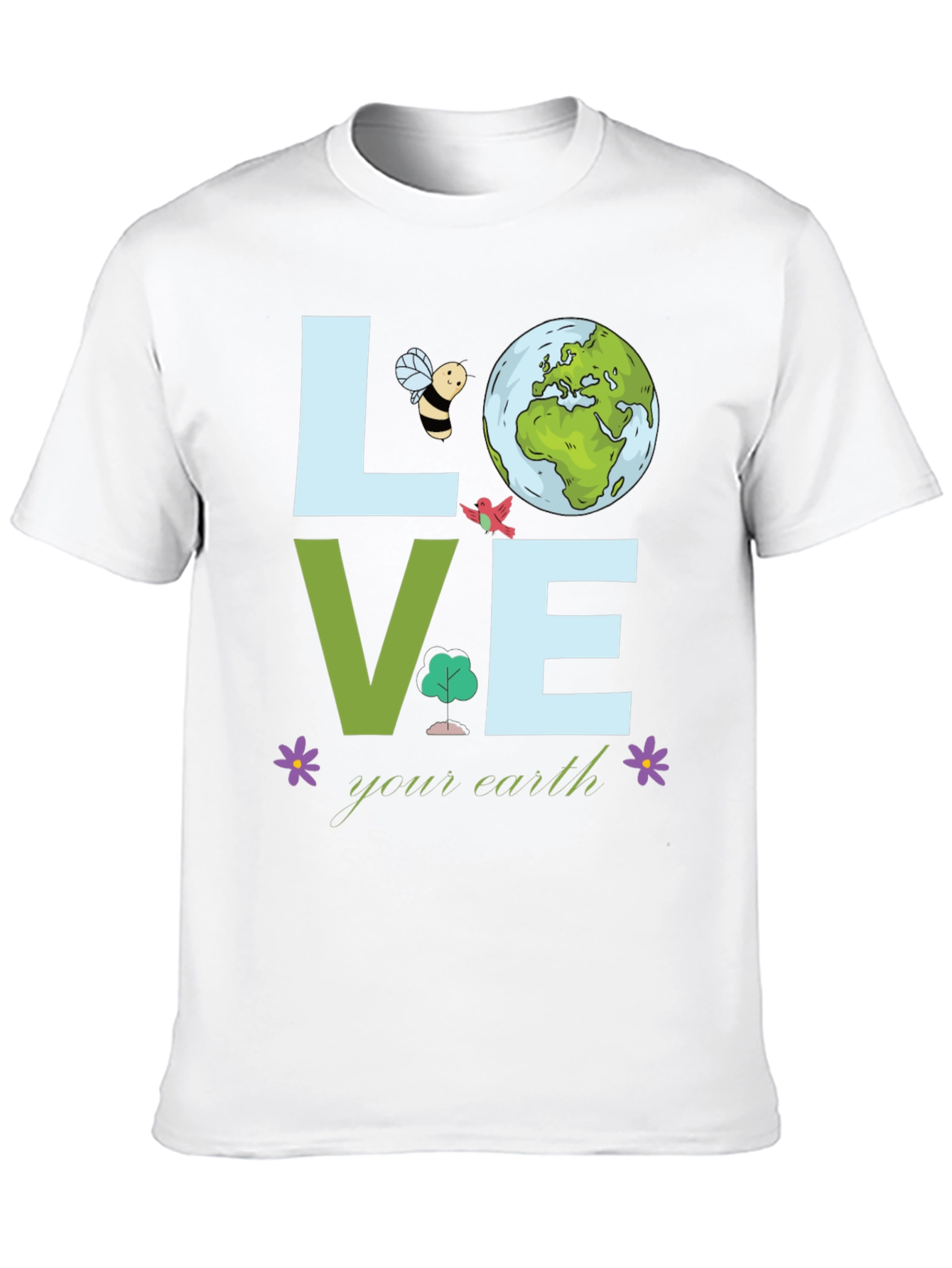 Love Your Earth T-Shirt - Environmental Awareness