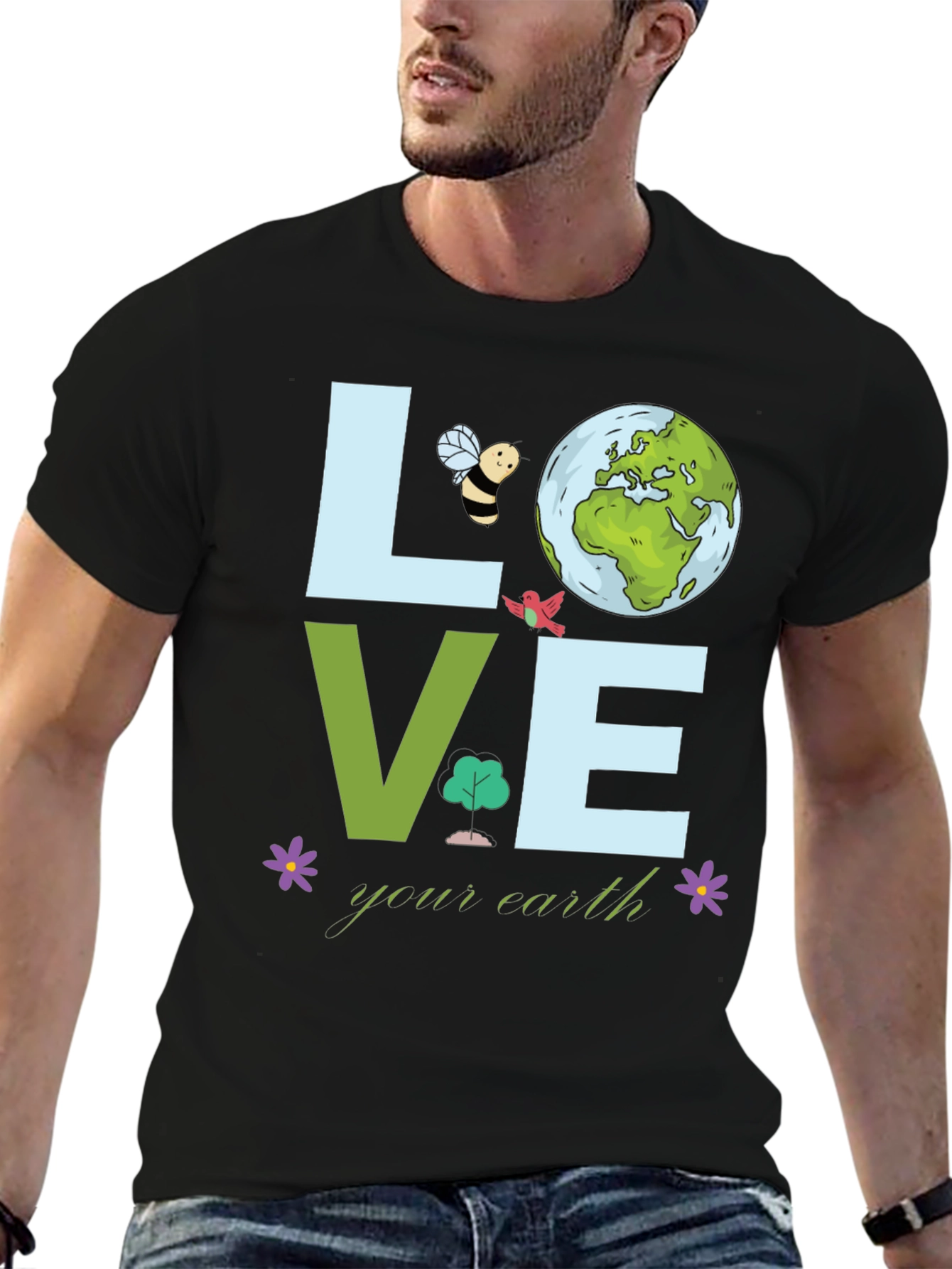 Love Your Earth T-Shirt - Environmental Awareness