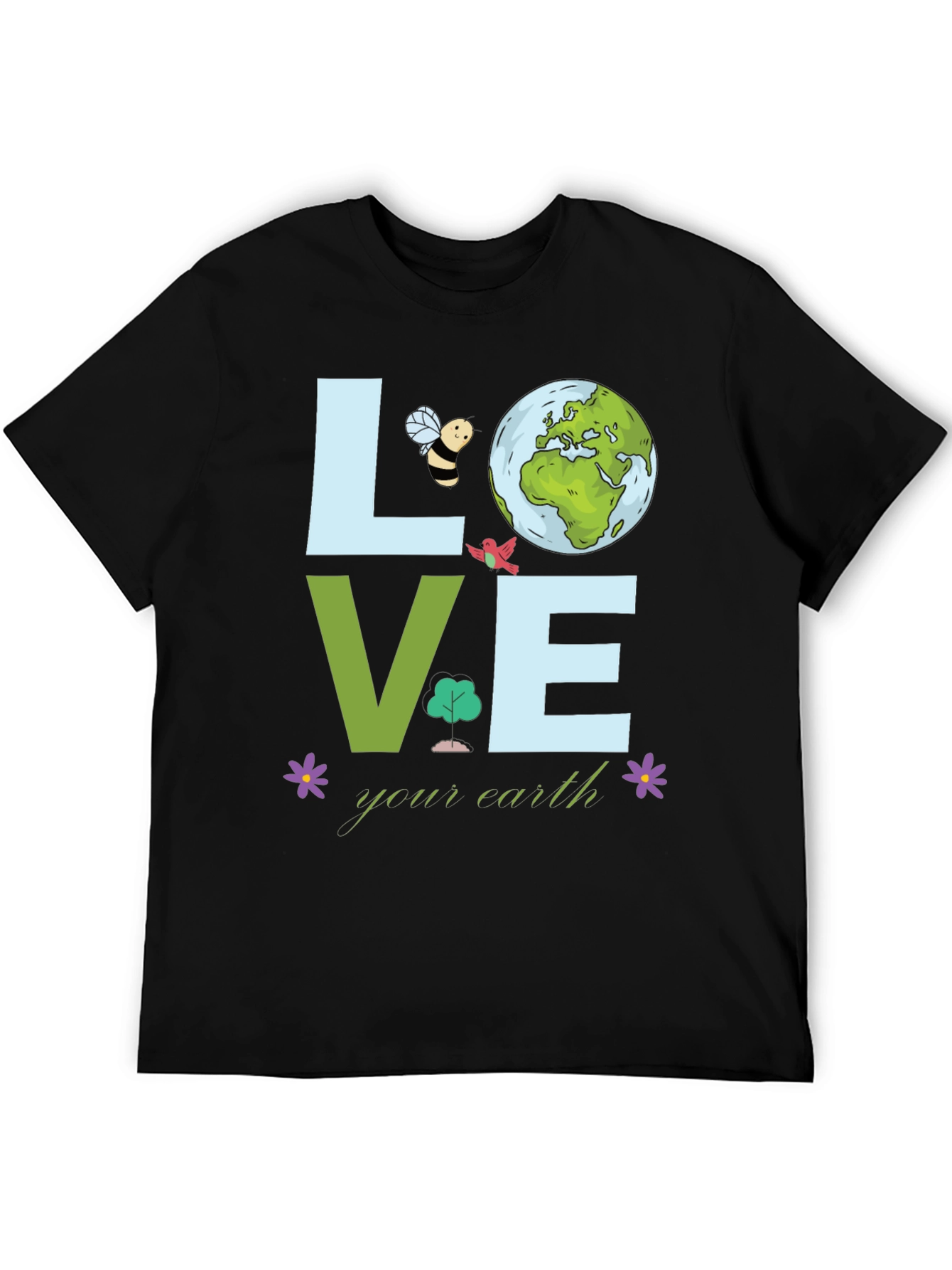 Love Your Earth T-Shirt - Environmental Awareness
