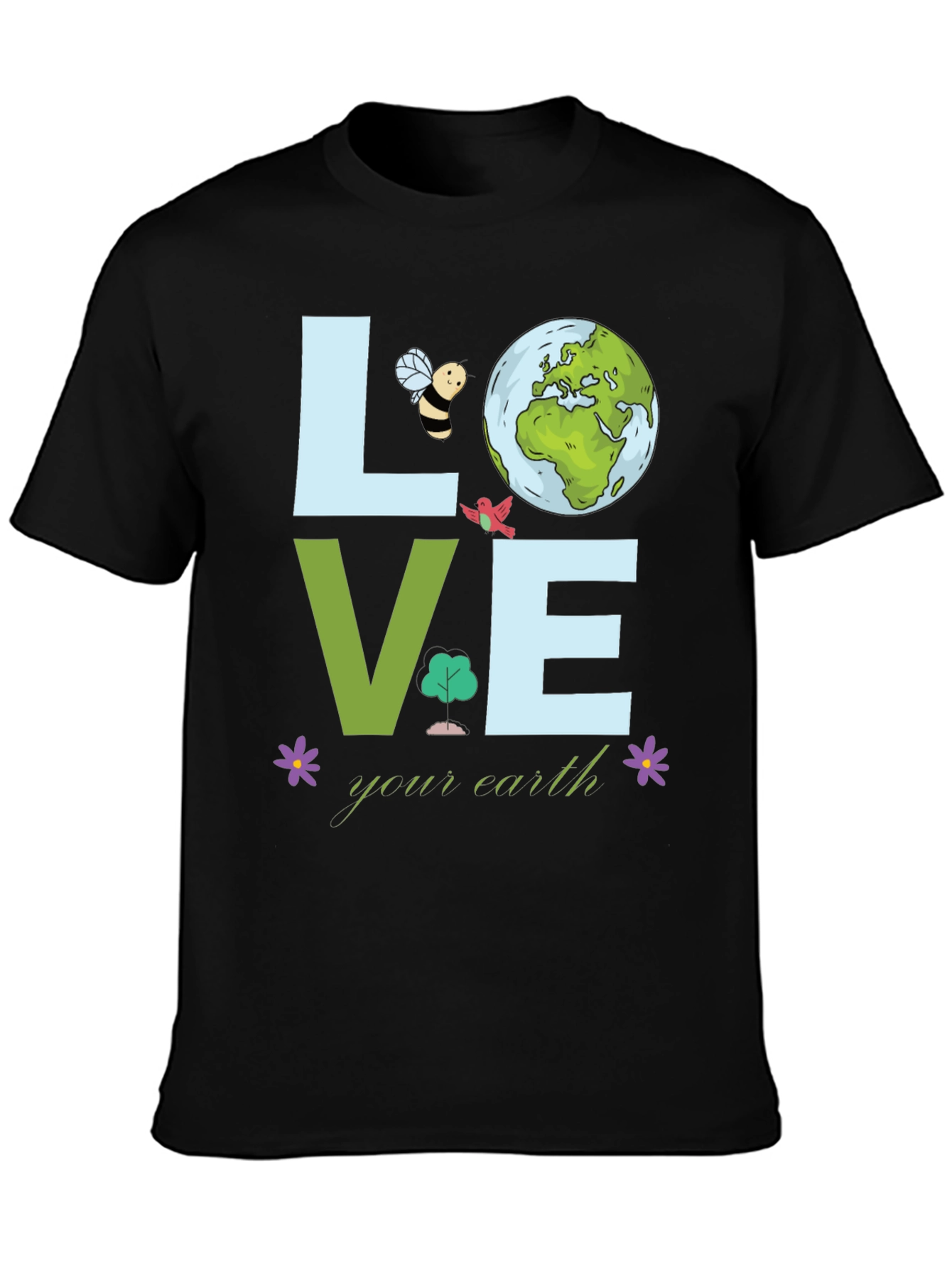 Love Your Earth T-Shirt - Environmental Awareness